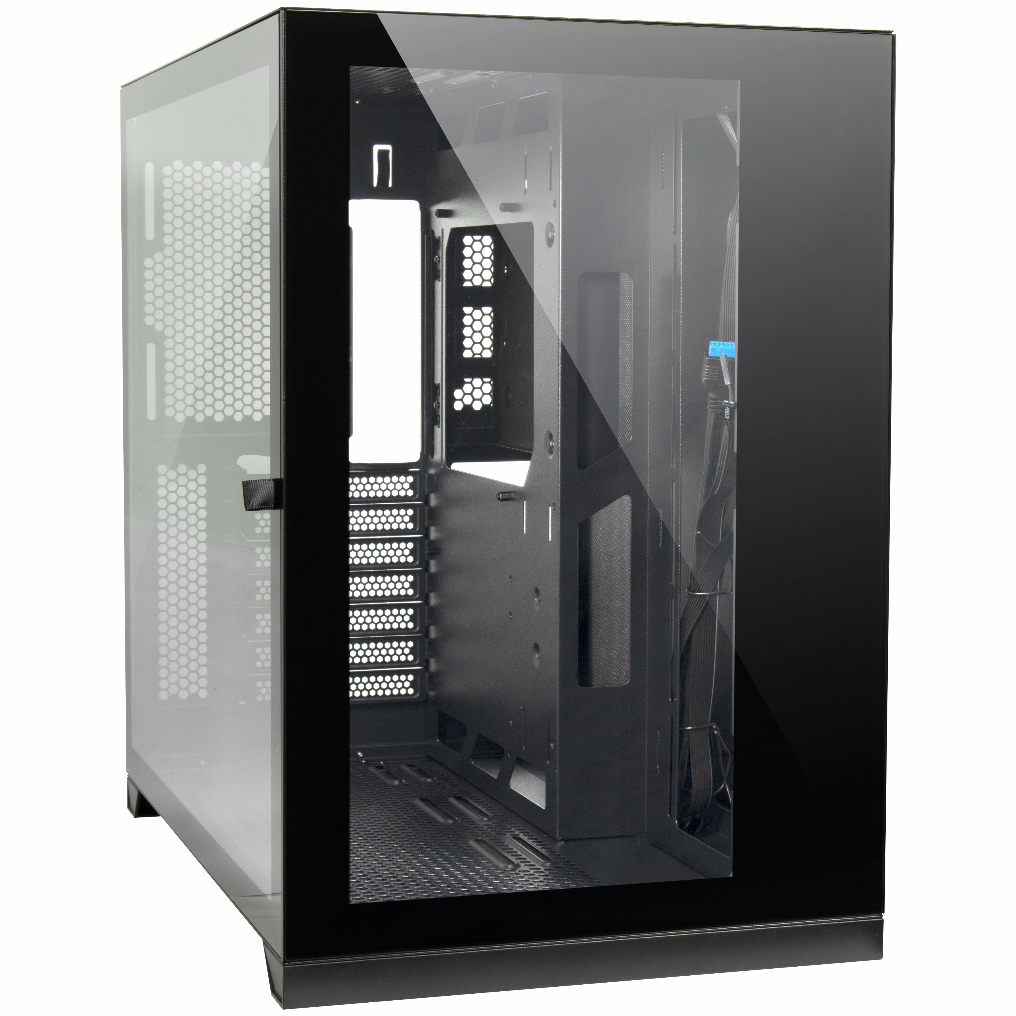 Inter-Tech C-703 Vision ATX Gehäuse, Tempered Glass, Schwarz