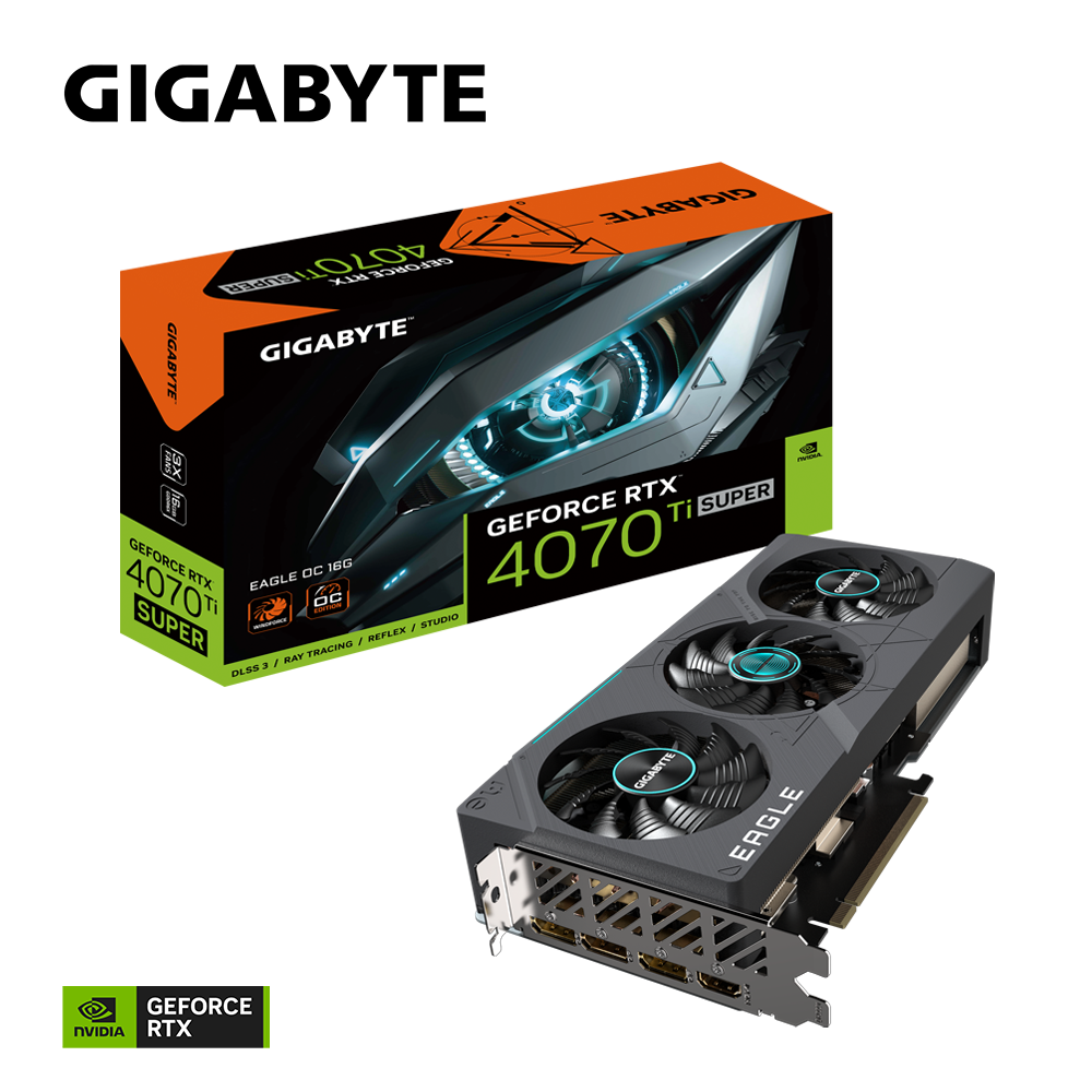 *GIGABYTE GeForce RTX4070TI SUPER 16GB Eagle OC Grafikkarte