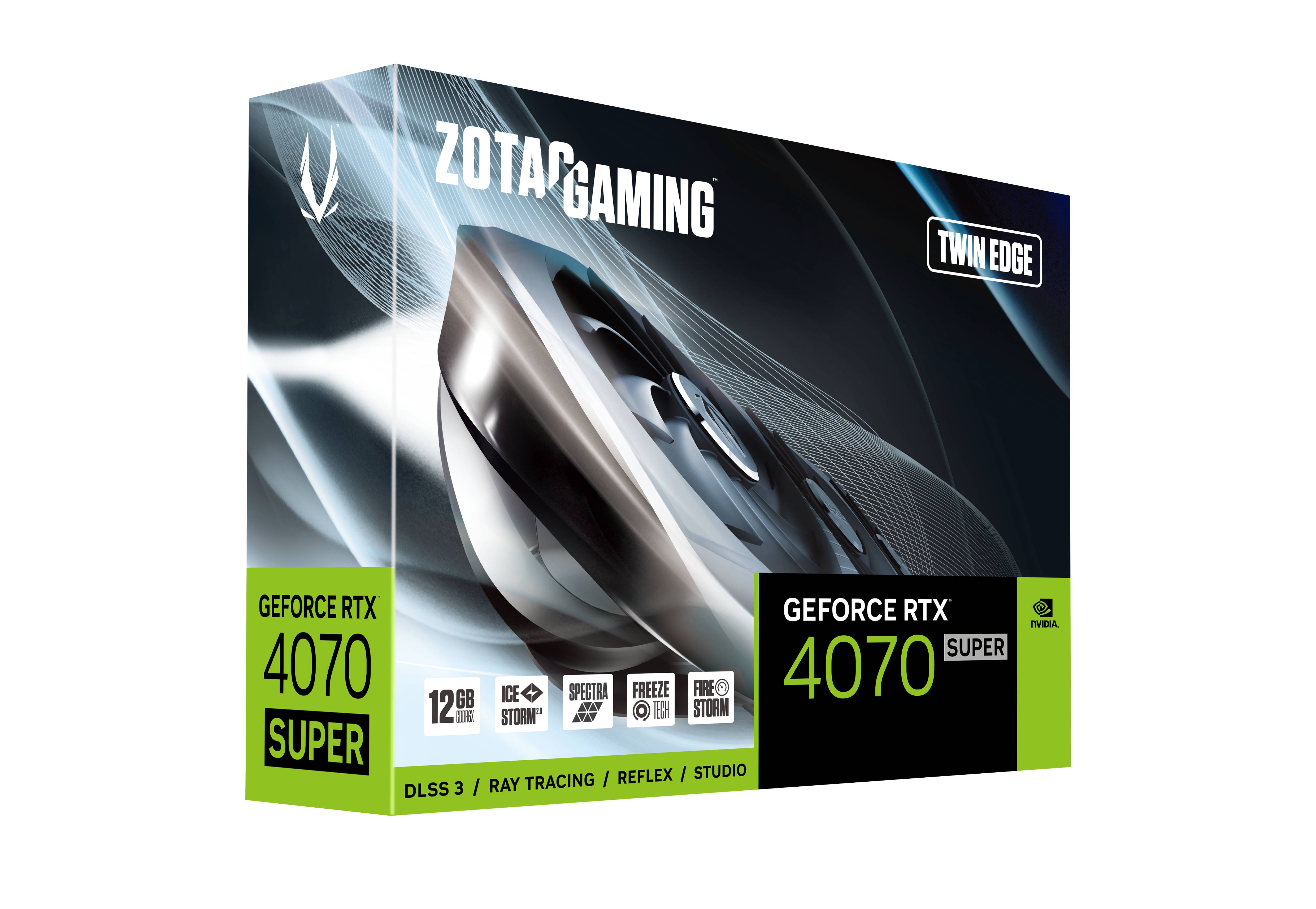 ZOTAC GAMING GeForce RTX 4070 Super Twin Edge 12GB Grafikkarte