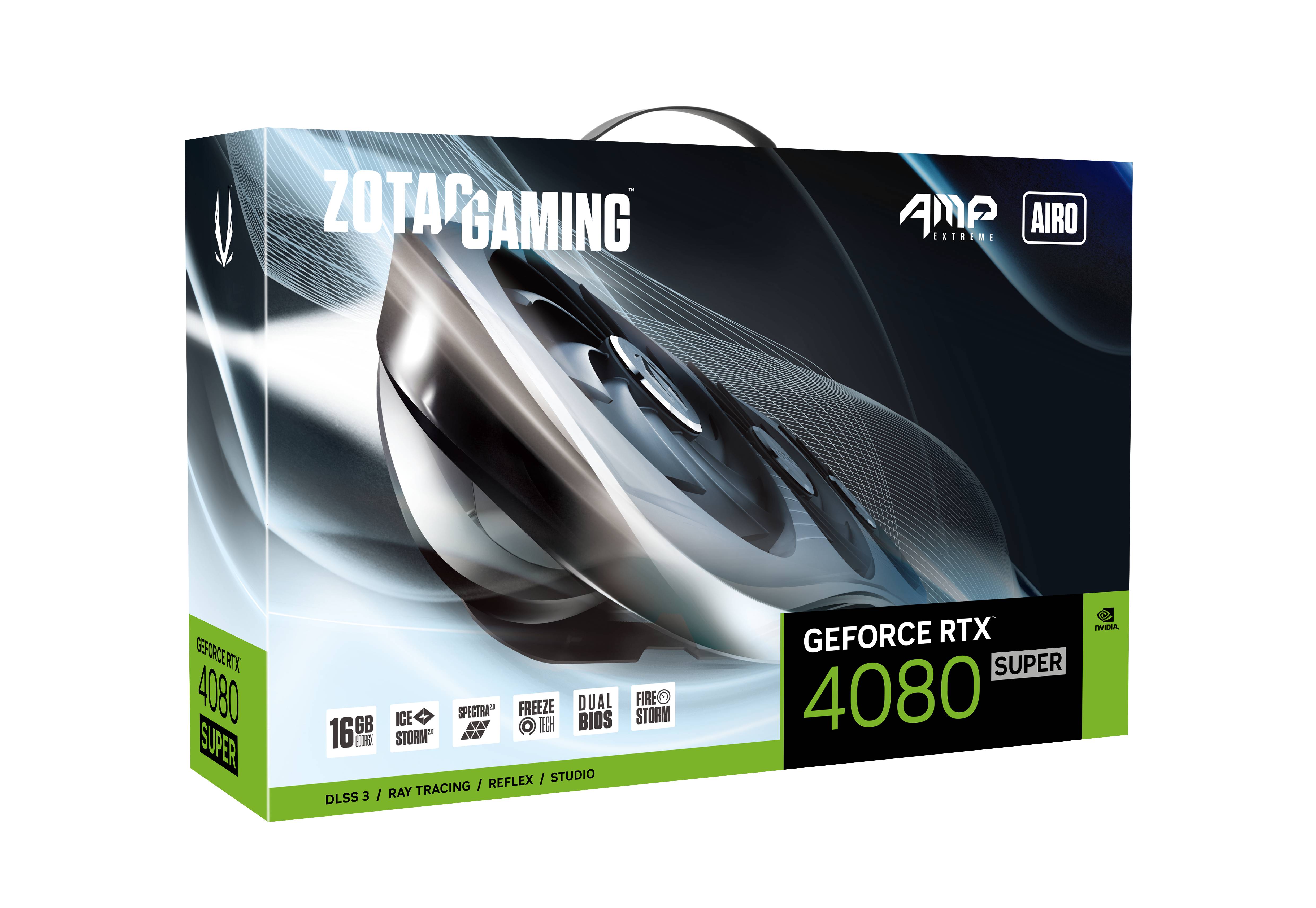 ZOTAC GAMING GeForce RTX 4080 Super AMP Extreme AIRO 16GB Grafikkarte