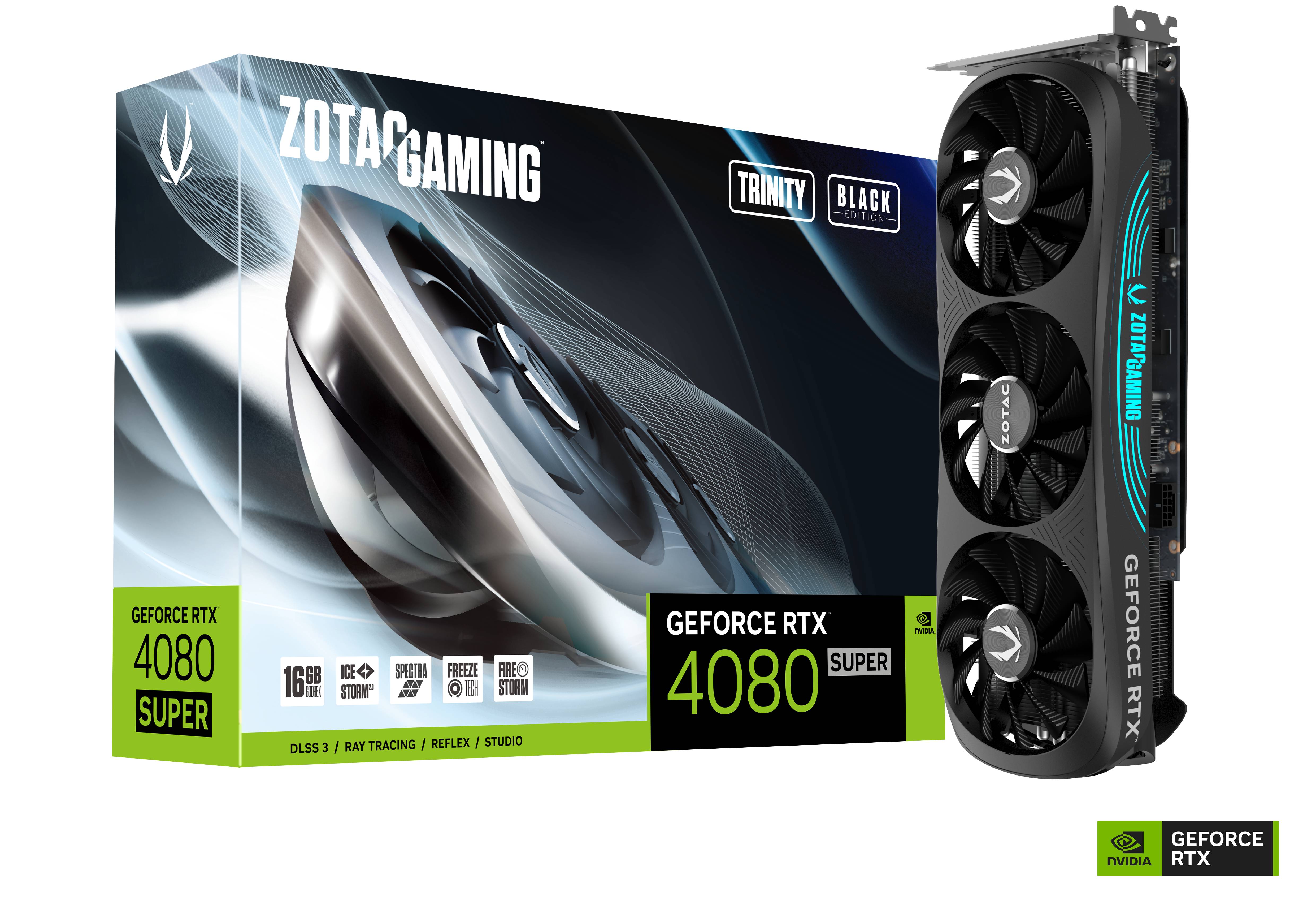 ZOTAC GAMING GeForce RTX 4080 Super Trinity Black Edition 16GB Grafikkarte