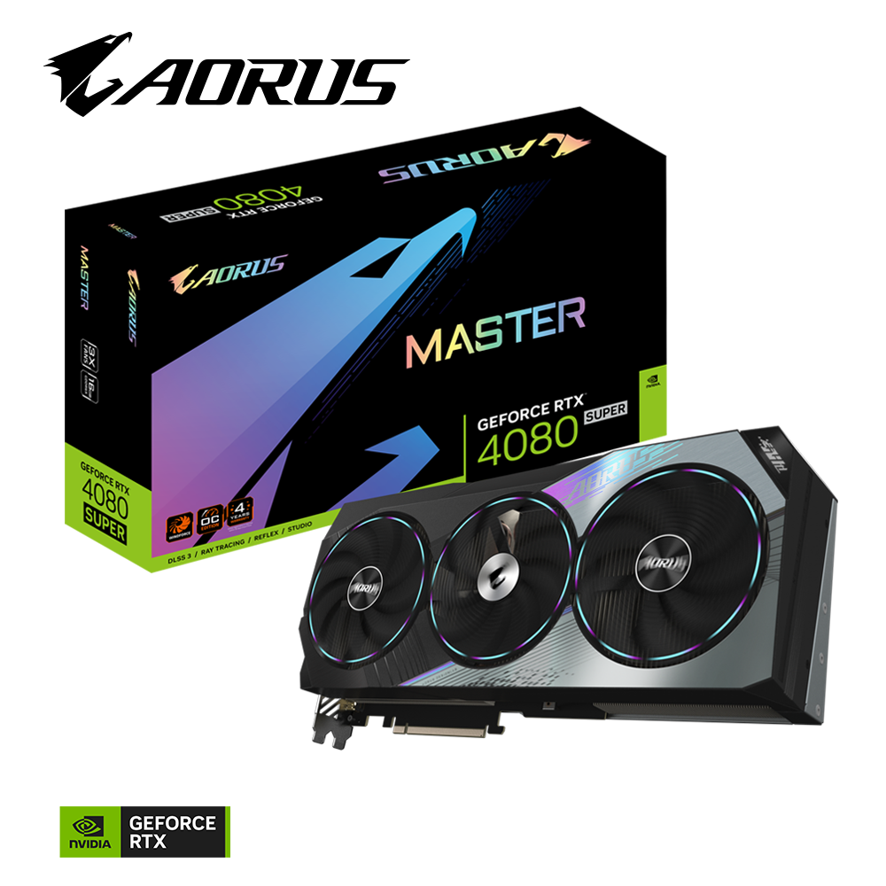 GIGABYTE AORUS GeForce RTX 4080 Super Master 16GB Grafikkarte