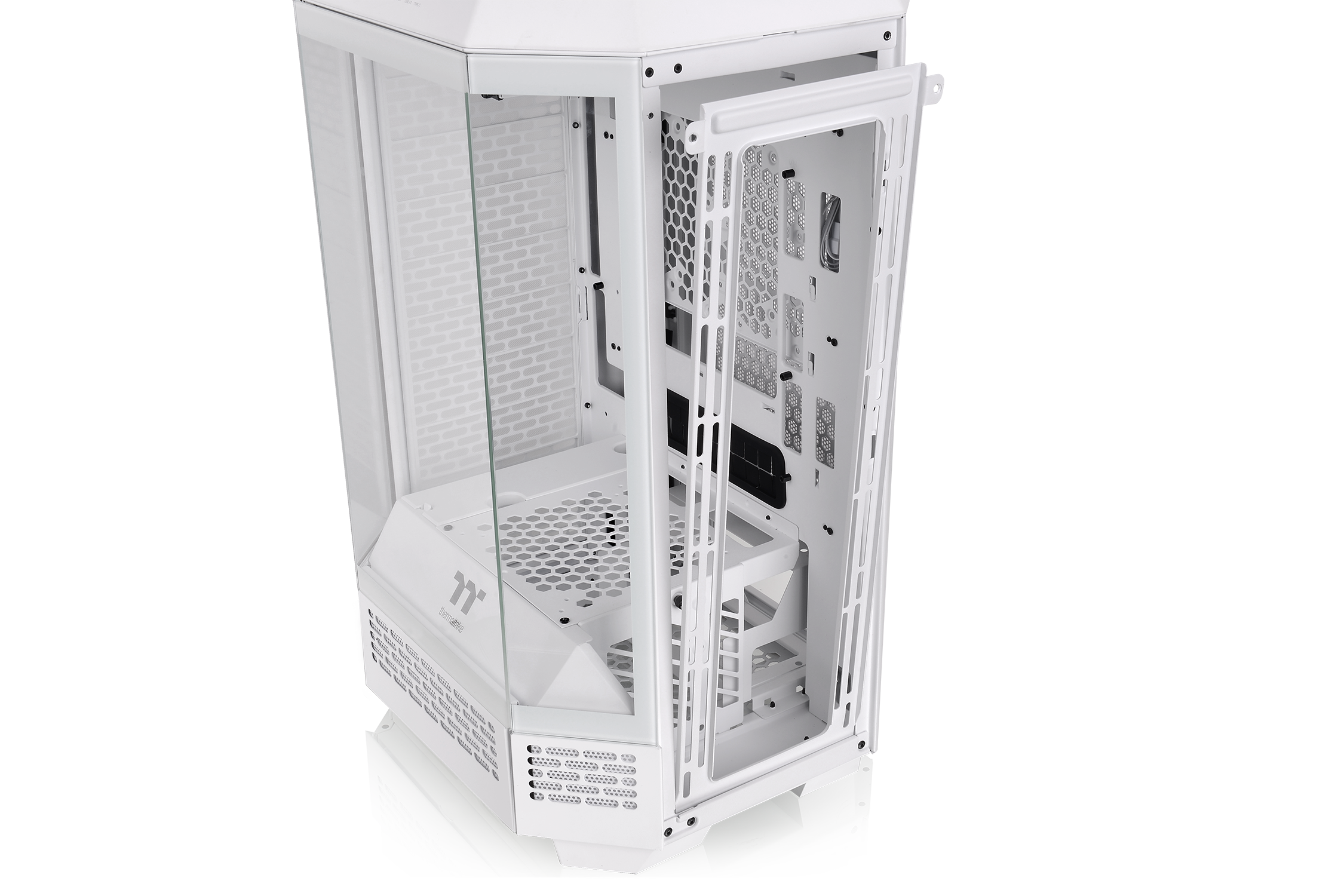 Thermaltake The Tower 300 Micro-Tower Micro-ATX Gehäuse mit Sichtfenster weiß