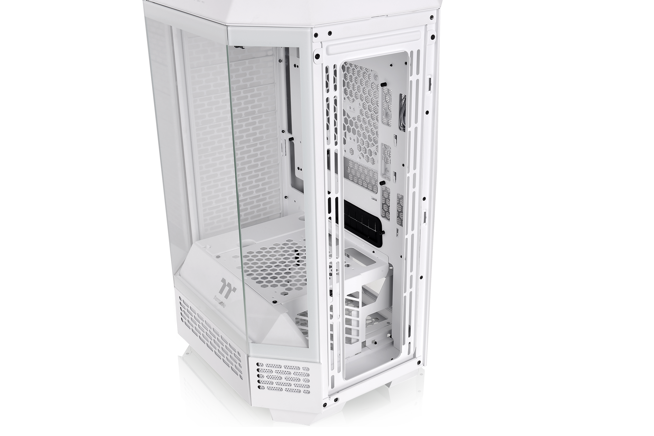 Thermaltake The Tower 300 Micro-Tower Micro-ATX Gehäuse mit Sichtfenster weiß