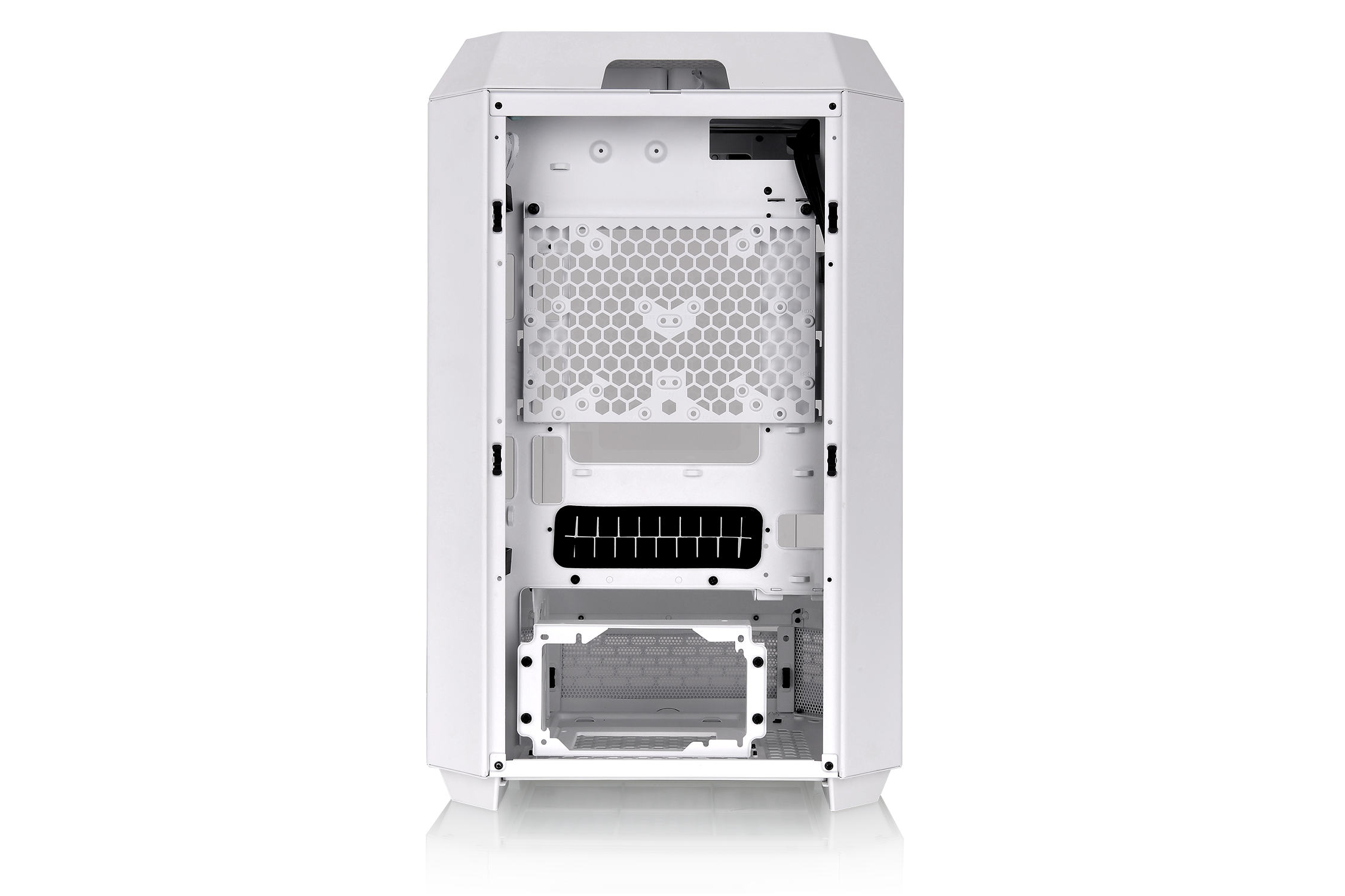 Thermaltake The Tower 300 Micro-Tower Micro-ATX Gehäuse mit Sichtfenster weiß