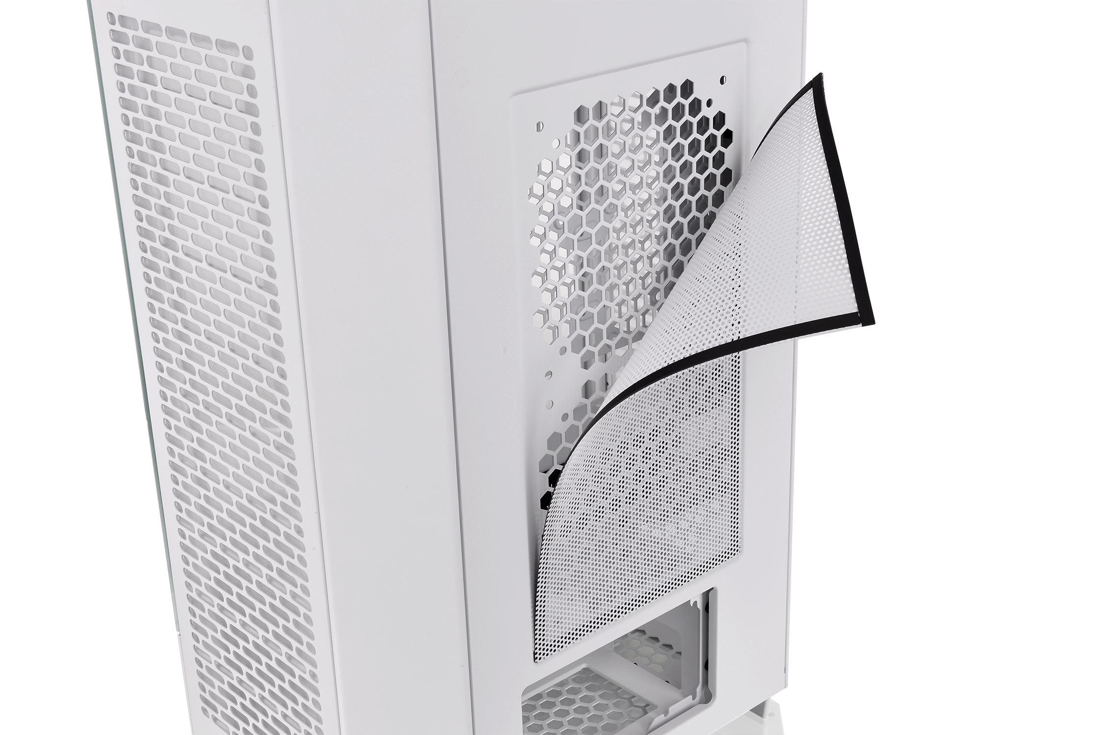 Thermaltake The Tower 300 Micro-Tower Micro-ATX Gehäuse mit Sichtfenster weiß