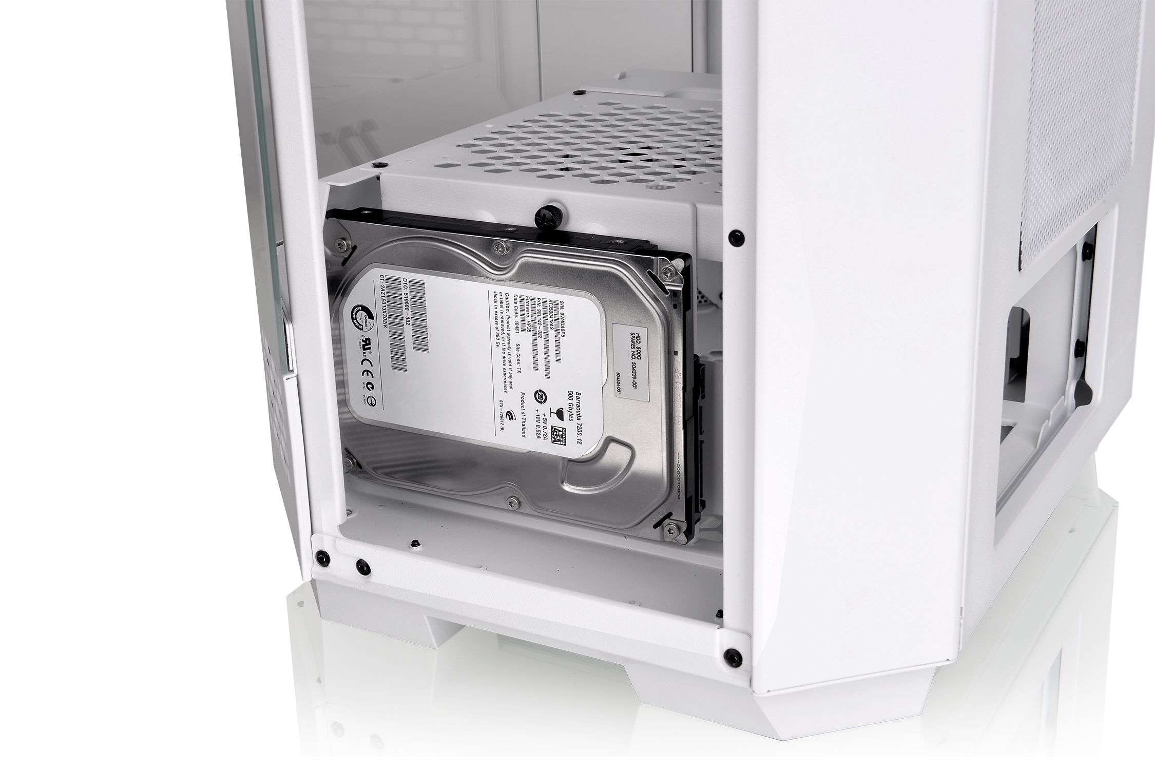 Thermaltake The Tower 300 Micro-Tower Micro-ATX Gehäuse mit Sichtfenster weiß