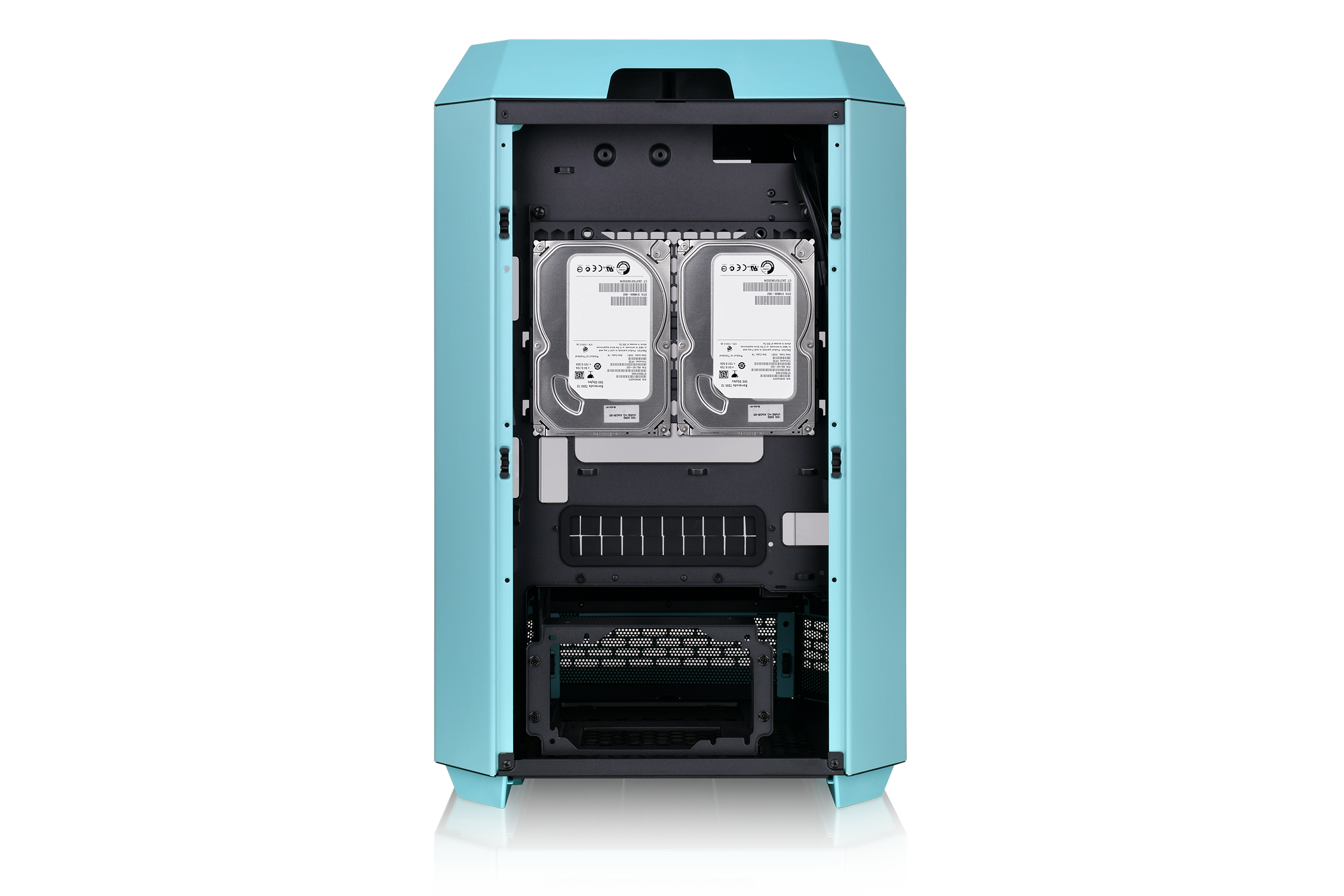 Thermaltake The Tower 300 Micro-Tower Micro-ATX Gehäuse m Sichtfenster Turquoise