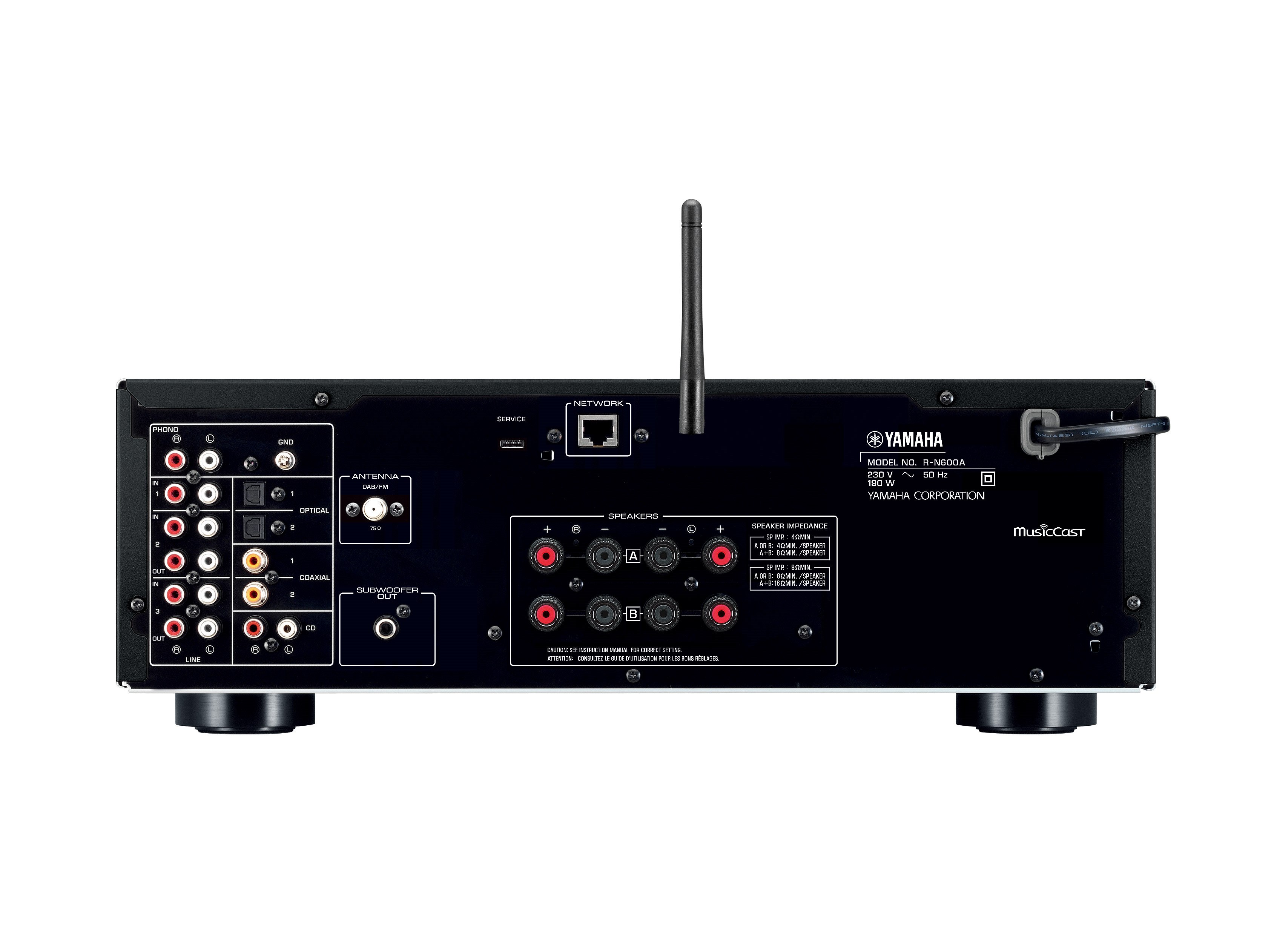 Yamaha R-N600A Network Receiver schwarz