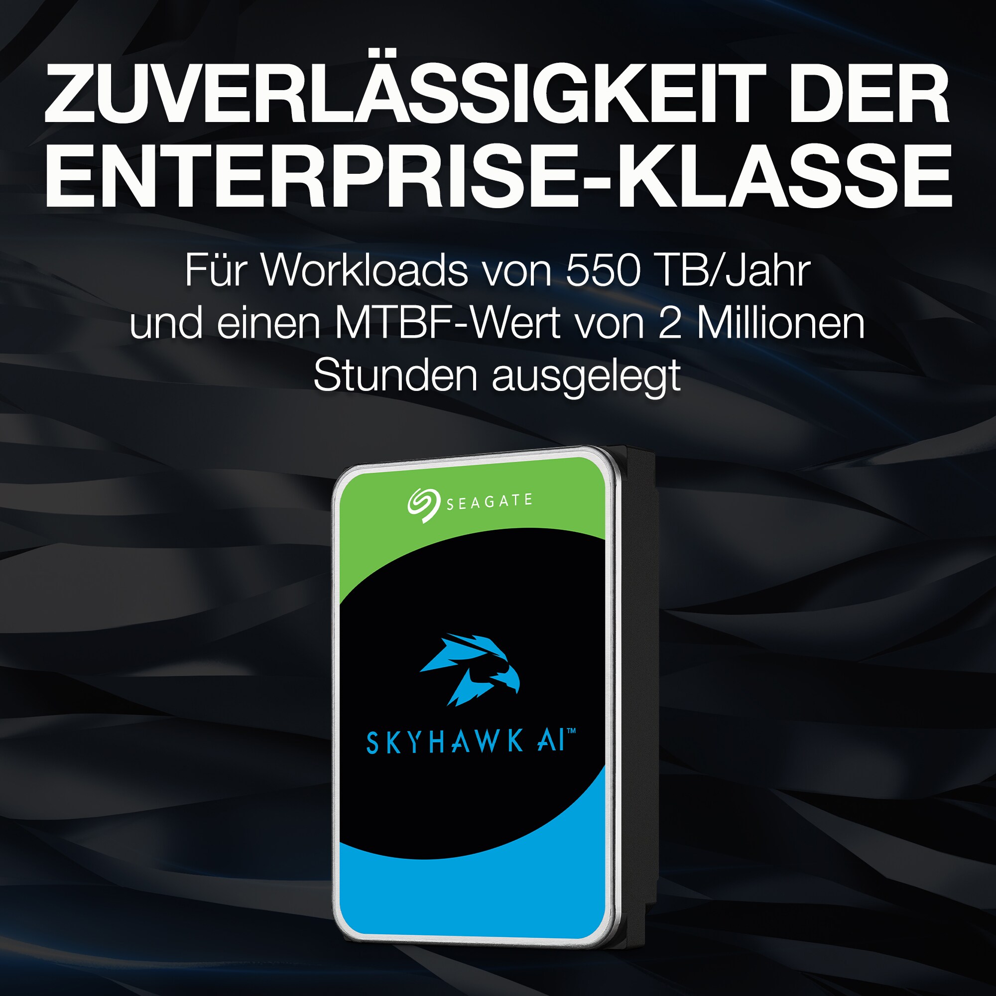 Seagate SkyHawk AI HDD ST8000VE001 - 8 TB 3,5 Zoll SATA 6 Gbit/s CMR