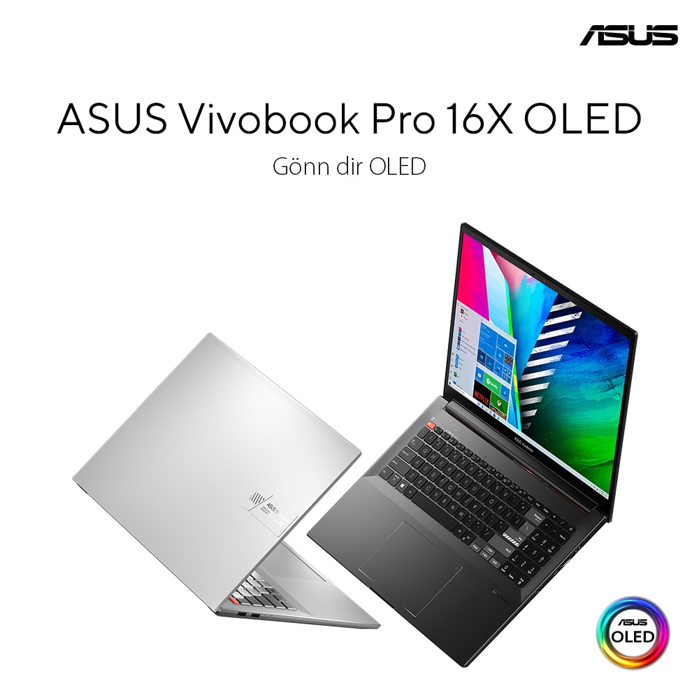 ASUS VivoBook Pro 16X M7600RE-L2028W R9-6900HX 32GB/1TB RTX3050Ti 16"UHD+ W11