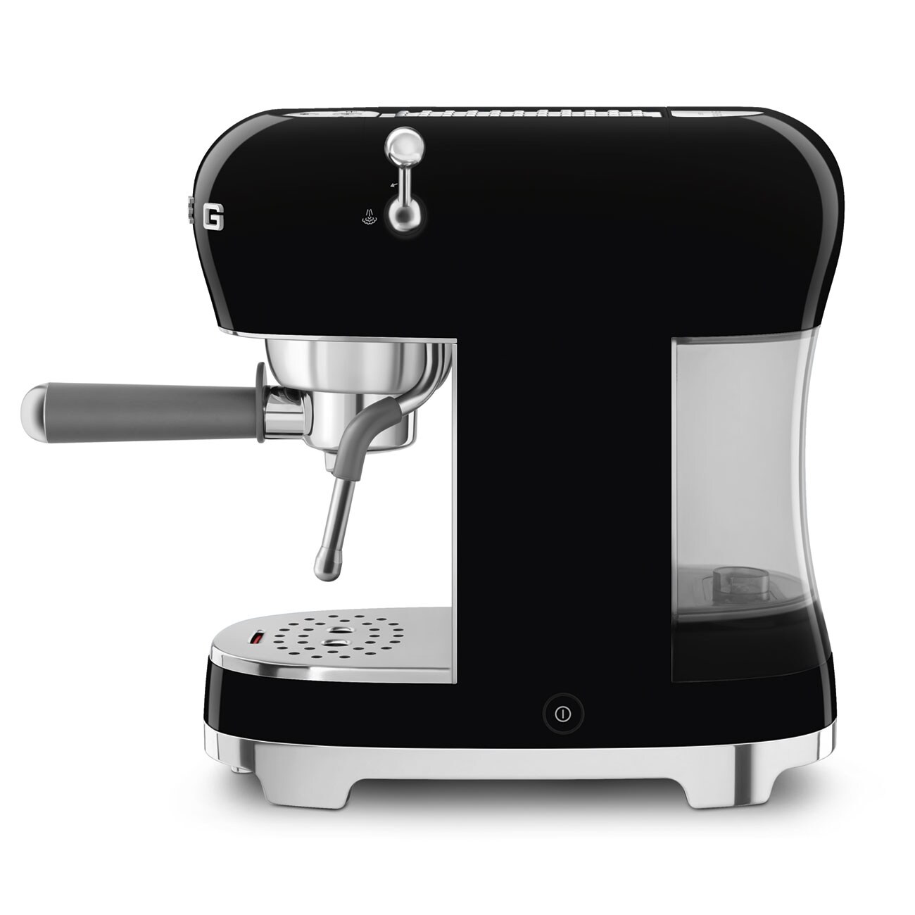 SMEG ECF02BLEU 50s Style Espresso-Kaffeemaschine Schwarz