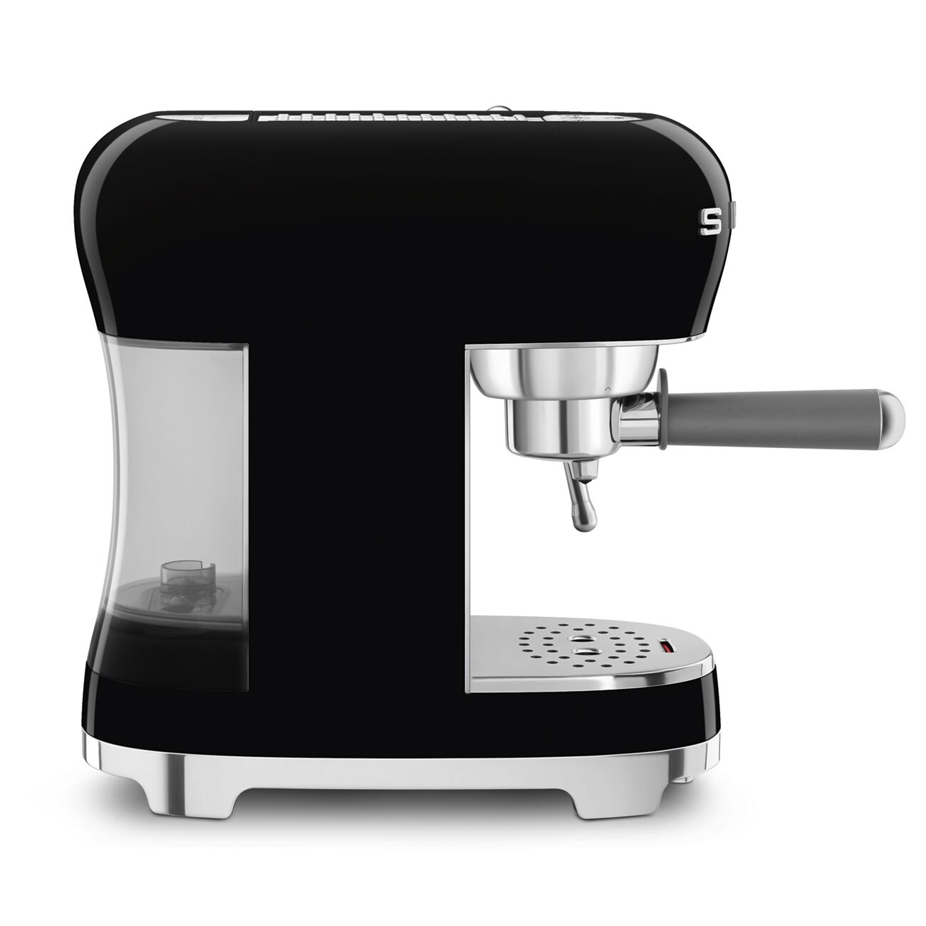 SMEG ECF02BLEU 50s Style Espresso-Kaffeemaschine Schwarz