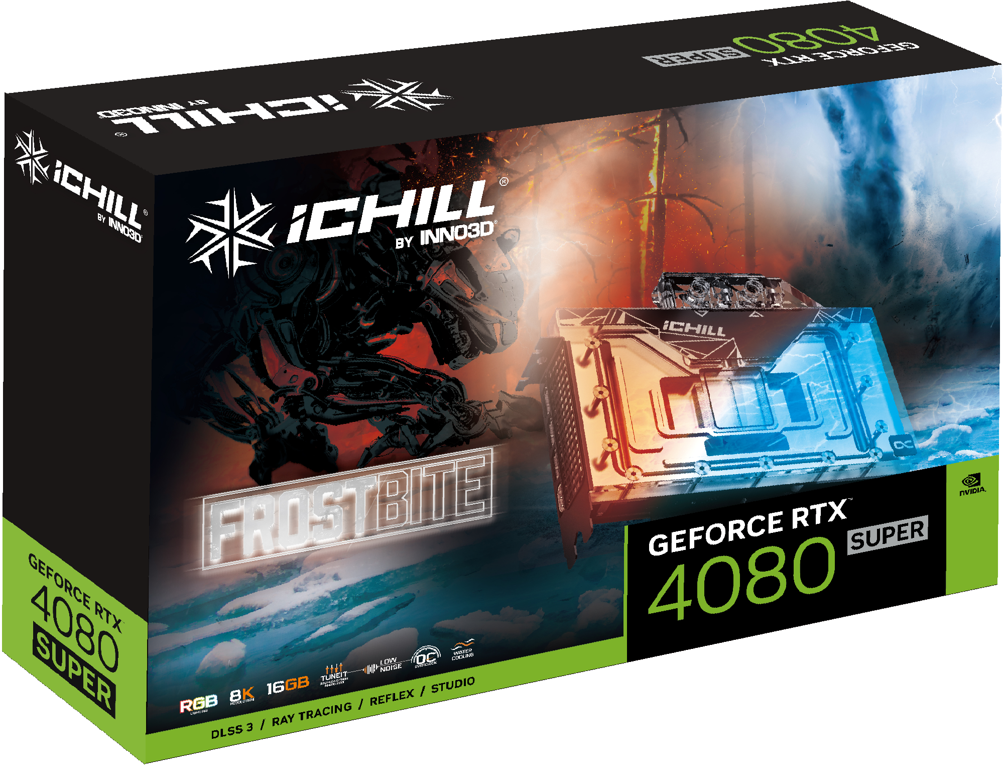 INNO3D GeForce RTX 4070 Ti SUPER TWIN X2 16GB Grafikkarte 3xDP/HDMI