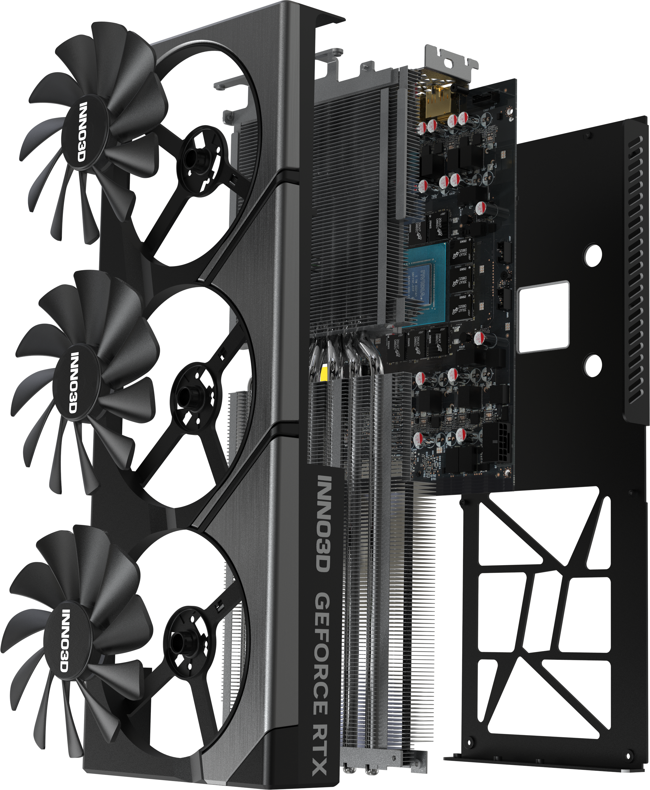 INNO3D GeForce RTX 4080 SUPER X3 16GB Grafikkarte 3xDP/HDMI