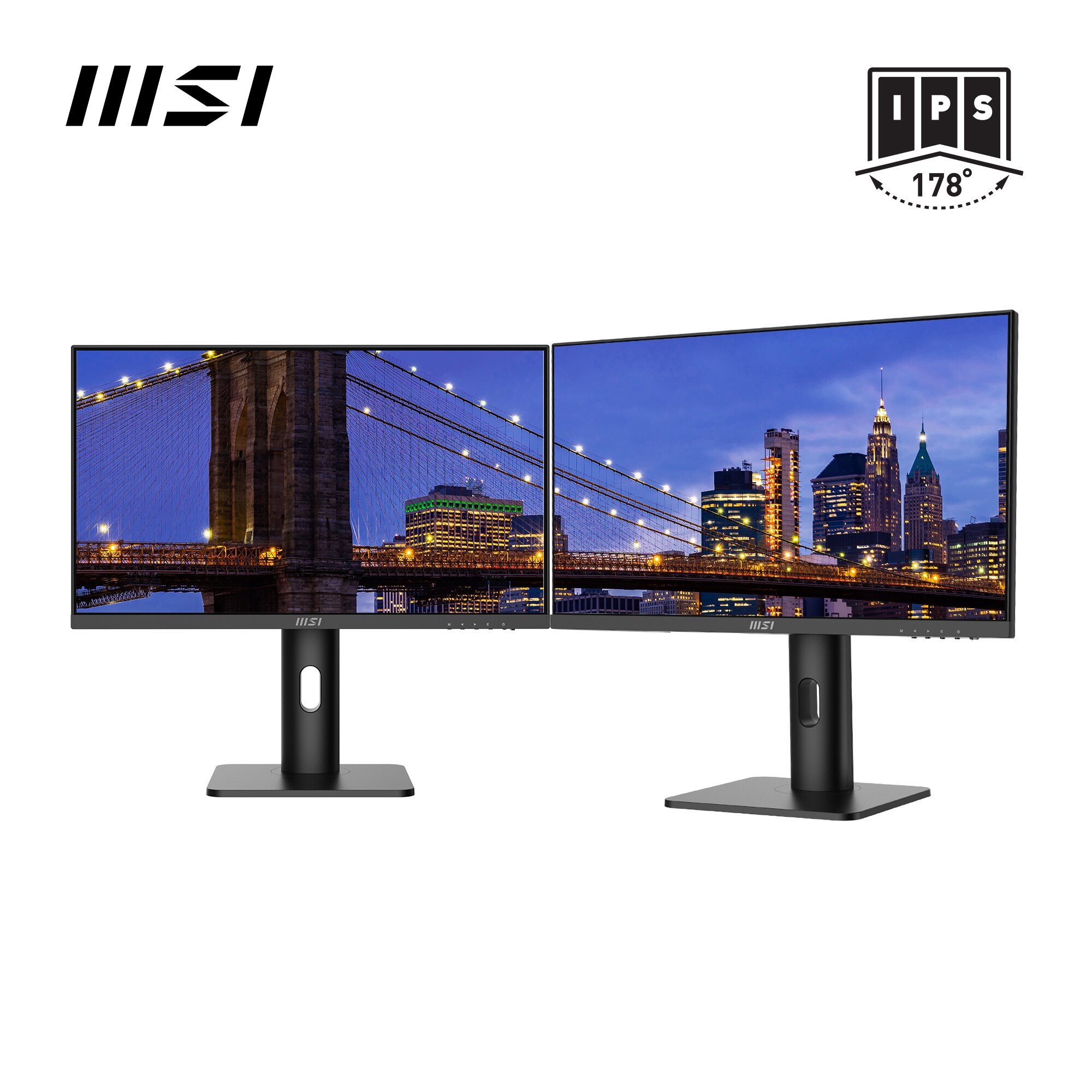 MSI Pro MP243XPDE 60cm (23,8") FHD IPS Office Monitor 16:9 HDMI/DP 100Hz Sync