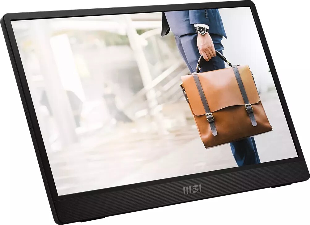 MSI Pro MP161DE E2 39,6cm (15,6") FHD IPS Mobiler Monitor 16:9 HDMI/USB-C (DP)