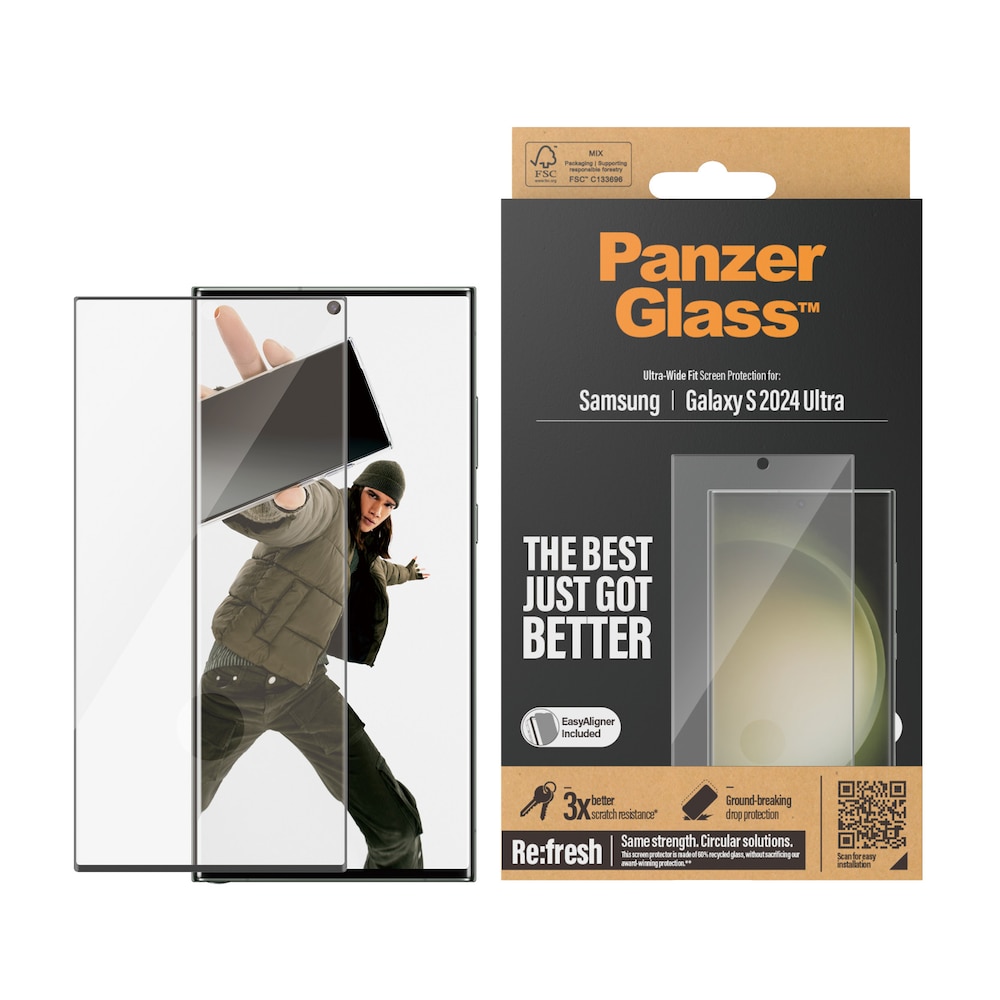 PanzerGlass Samsung Galaxy S24 Ultra mit EasyAligner ++ Cyberport