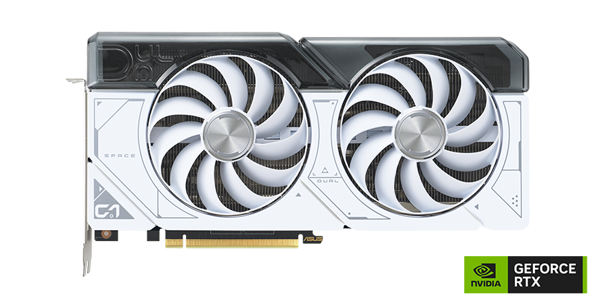 ASUS DUAL GeForce RTX 4070 Super OC WHITE 12GB Grafikkarte