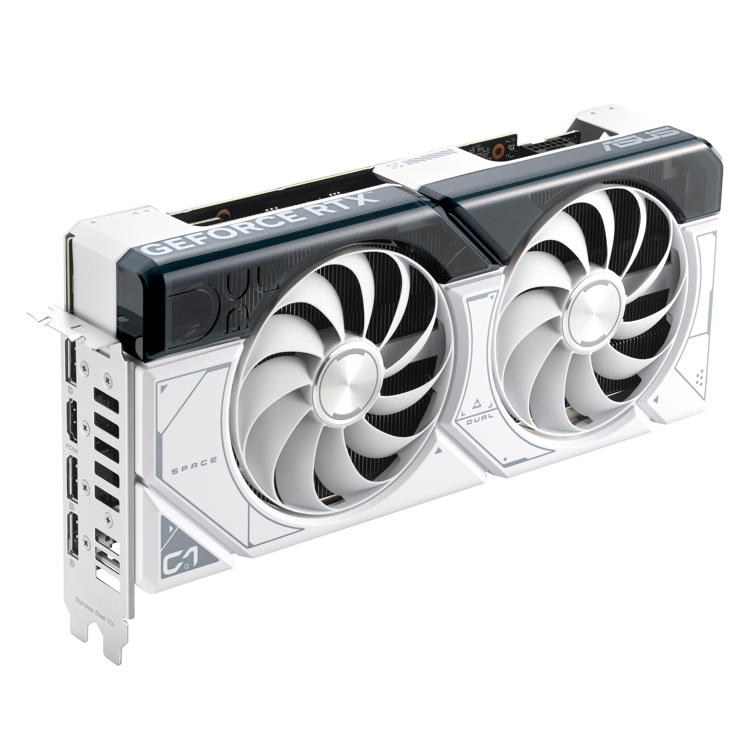 ASUS DUAL GeForce RTX 4070 Super OC WHITE 12GB Grafikkarte