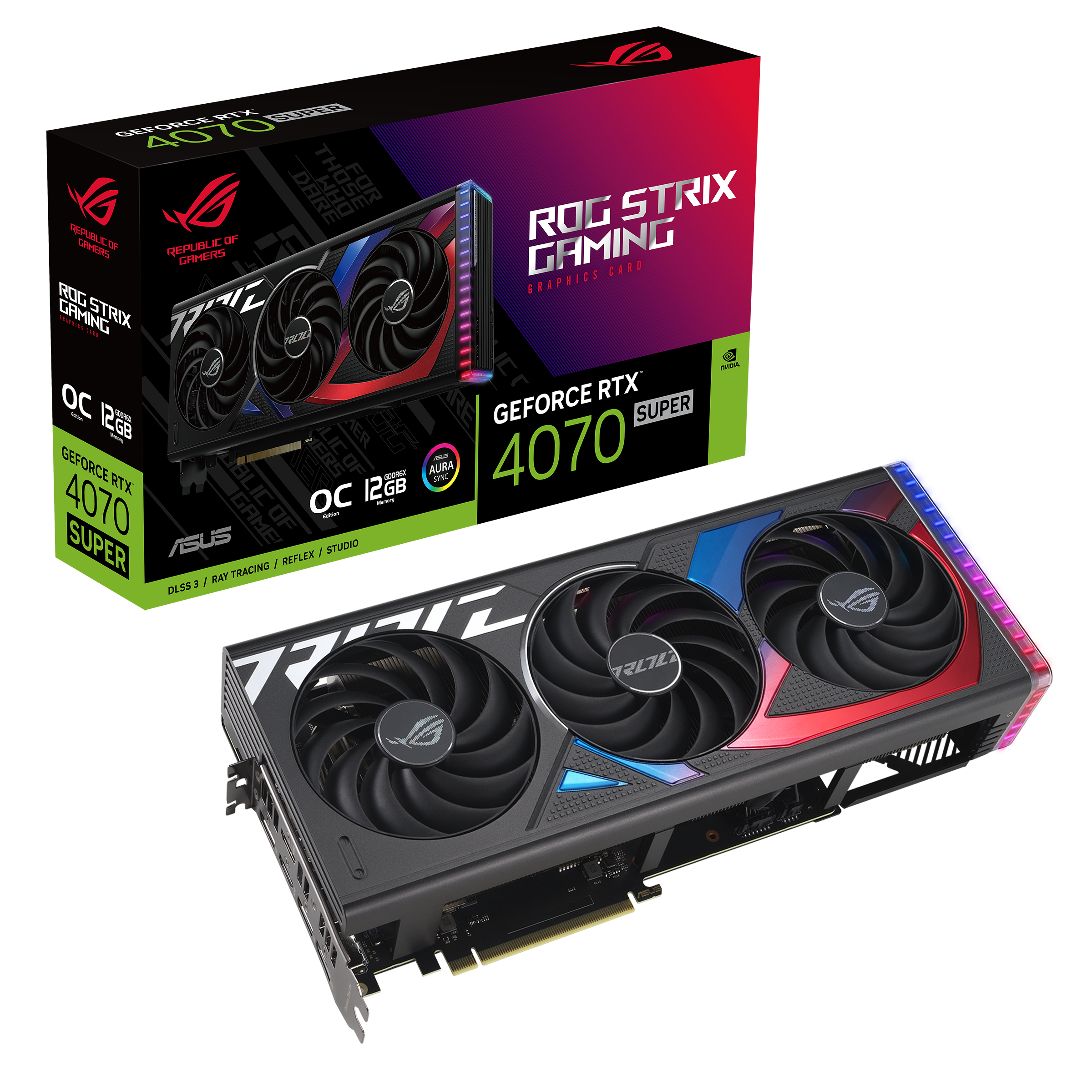 ASUS ROG STRIX GeForce RTX 4070 Super GAMING 12GB Grafikkarte