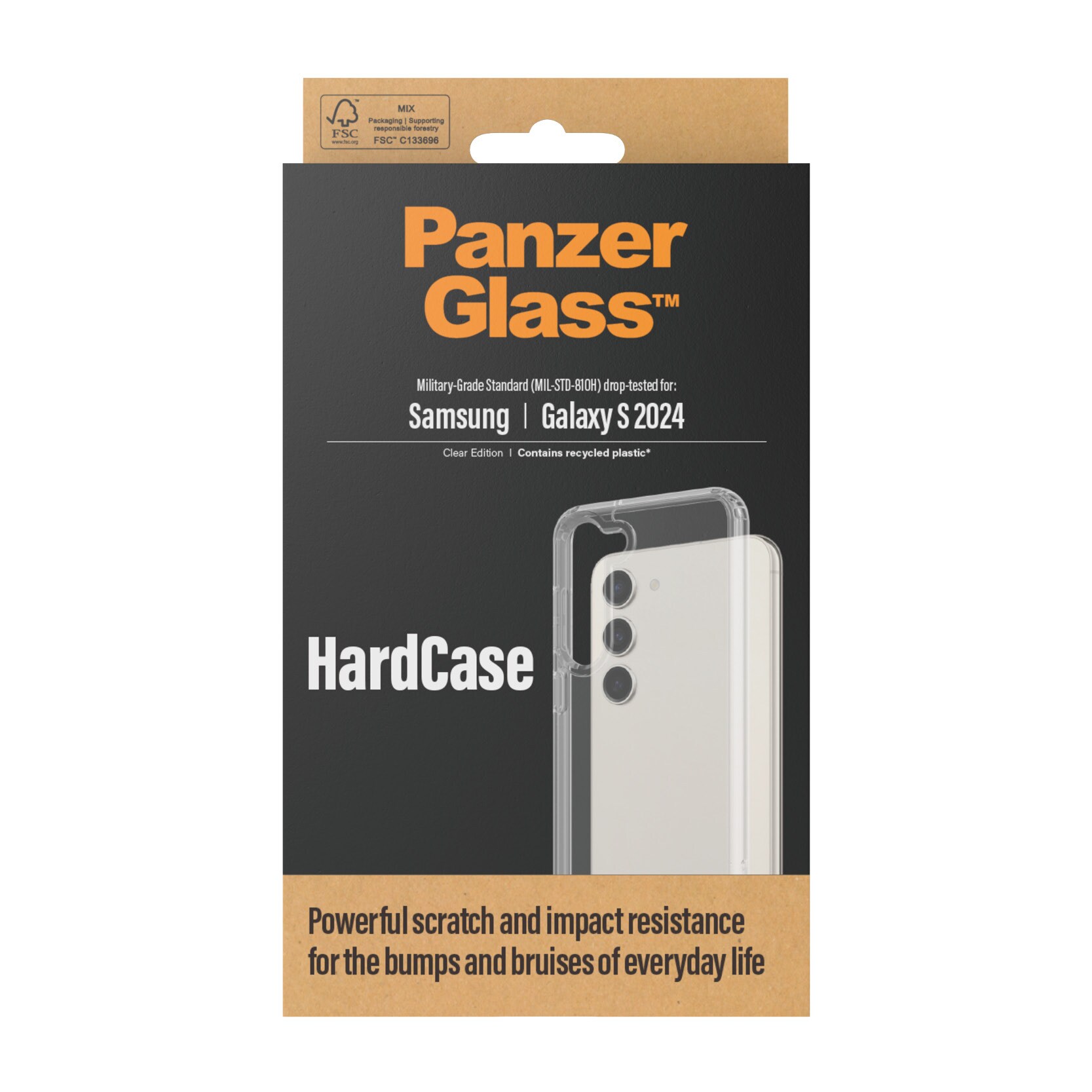 PanzerGlass Hardcase für Samsung Galaxy S24 Transparent