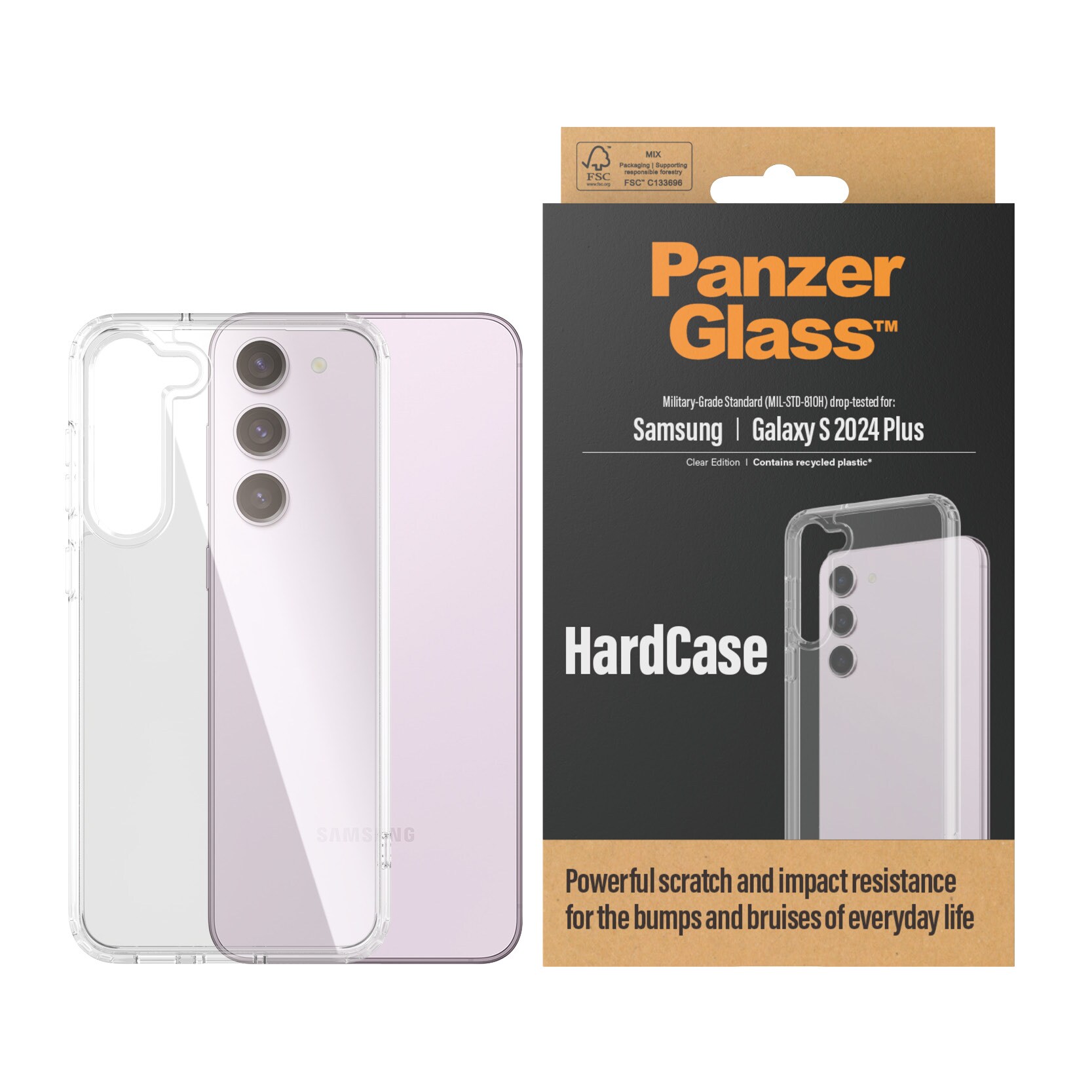 PanzerGlass Hardcase für Samsung Galaxy S24 Plus Transparent