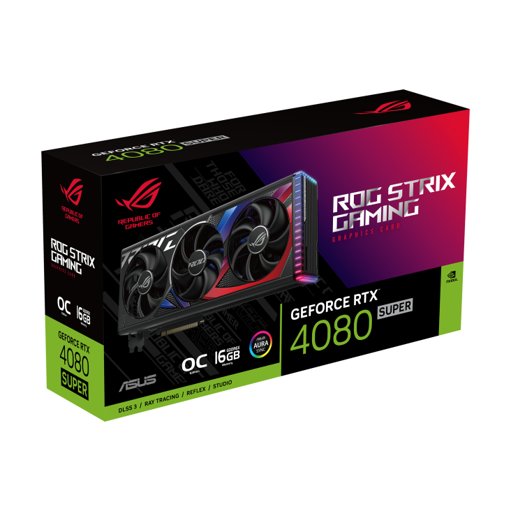 ASUS ROG STRIX GeForce RTX 4080 Super OC GAMING 16GB Grafikkarte