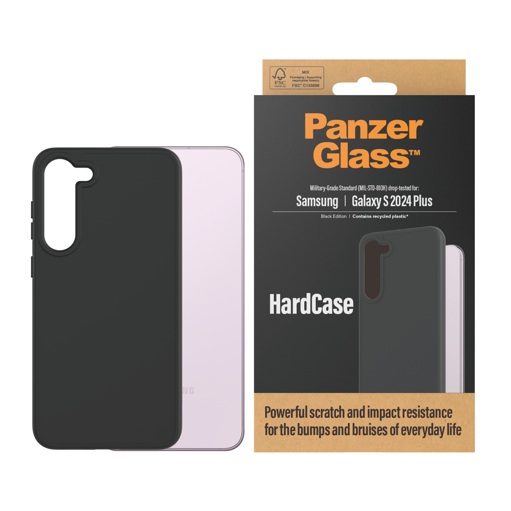 PanzerGlass Hardcase für Samsung Galaxy S24 Plus Schwarz