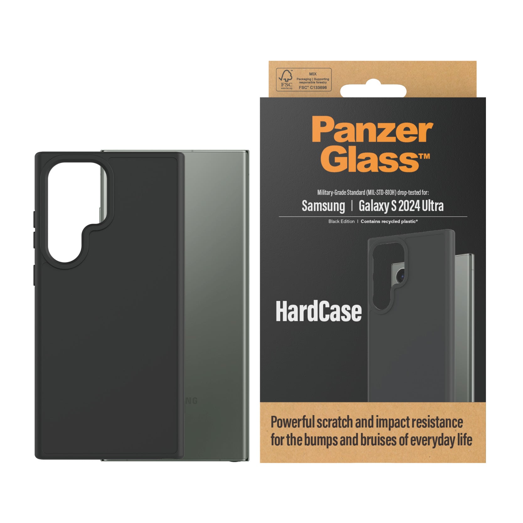 PanzerGlass Hardcase für Samsung Galaxy S24 Ultra Schwarz