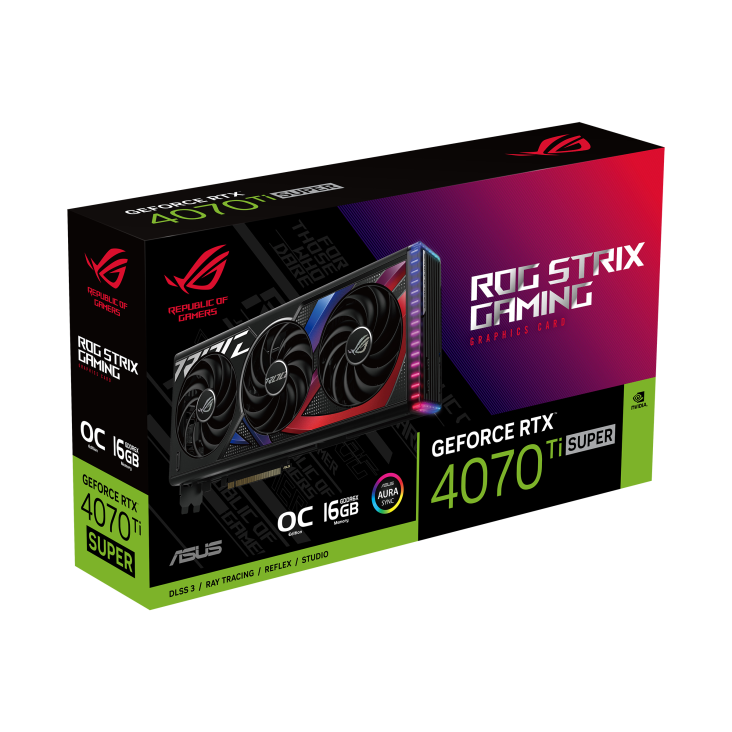 ASUS ROG STRIX GeForce RTX 4070Ti Super OC GAMING 16GB Grafikkarte