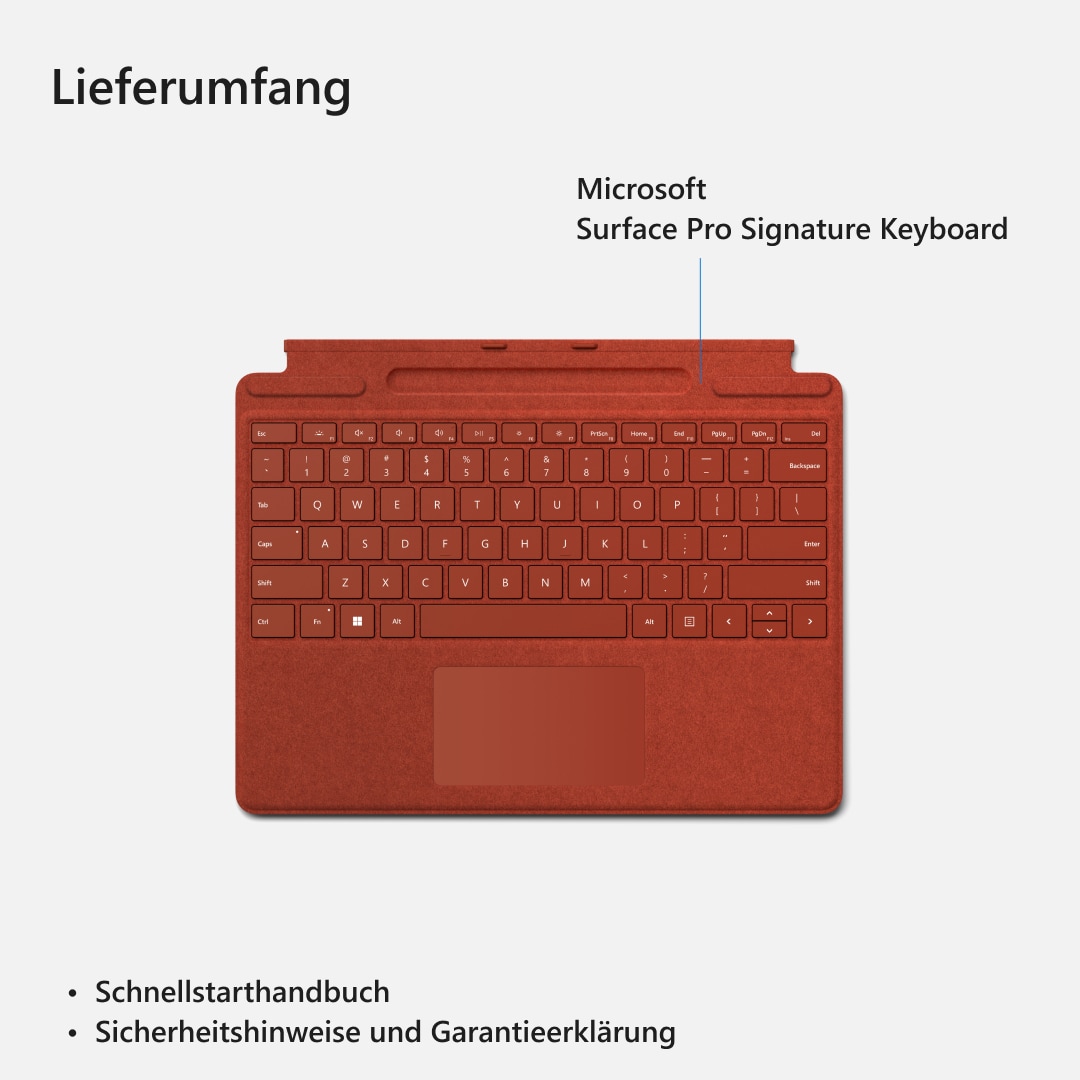Surface Schwarz 8XA-00005 Keyboard ++ Microsoft Signature Cyberport Pro