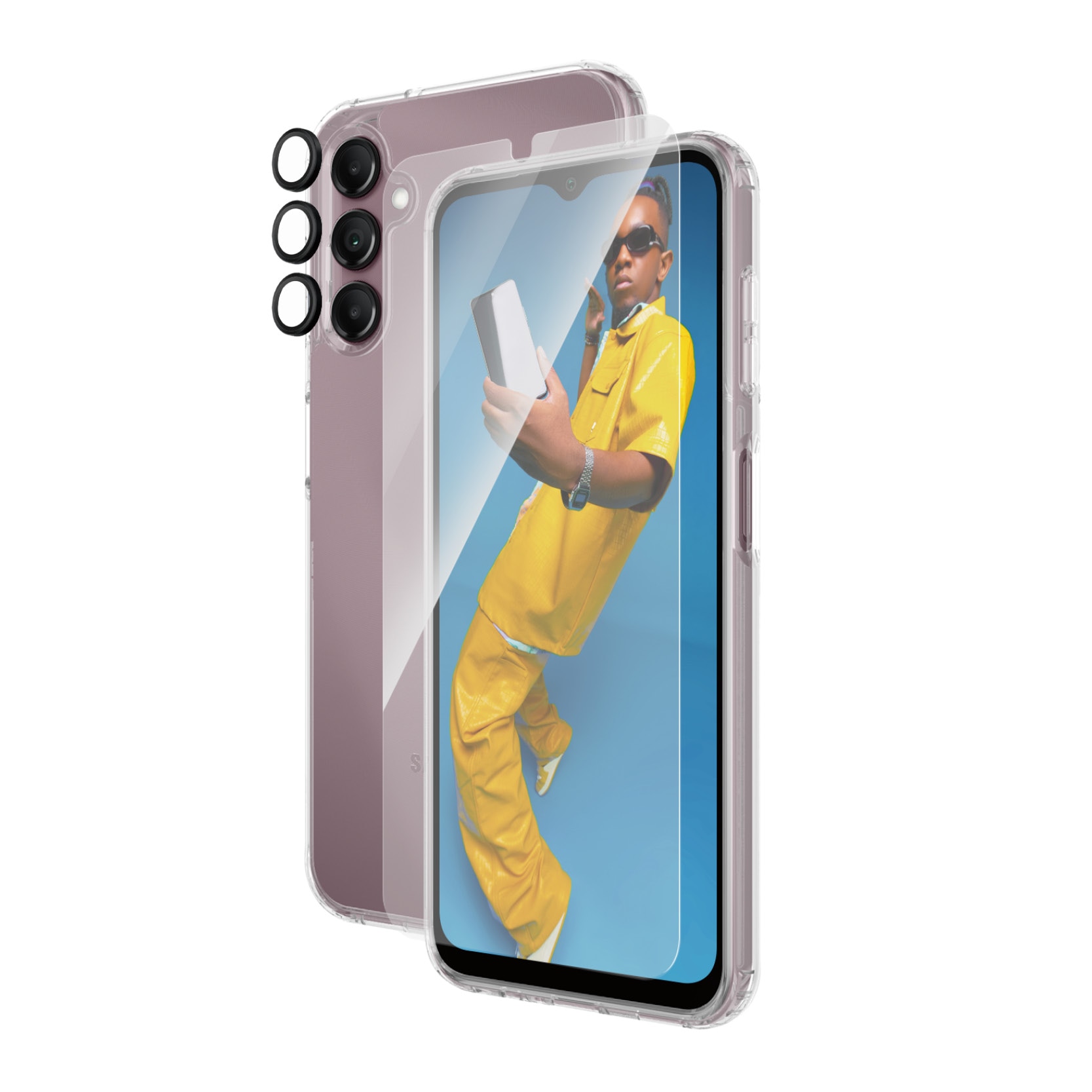 PanzerGlass 3-in-1 Schutz Set Samsung Galaxy für Samsung Galaxy A14/A14 5G