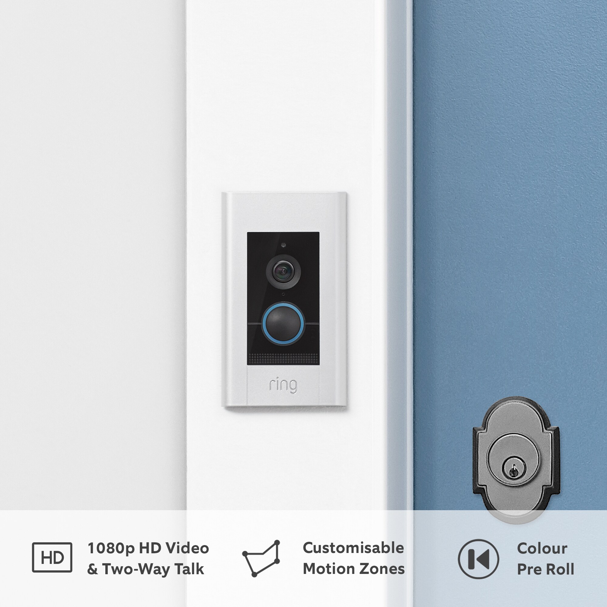 RING Video Doorbell Elite Video-Türsprechanlage