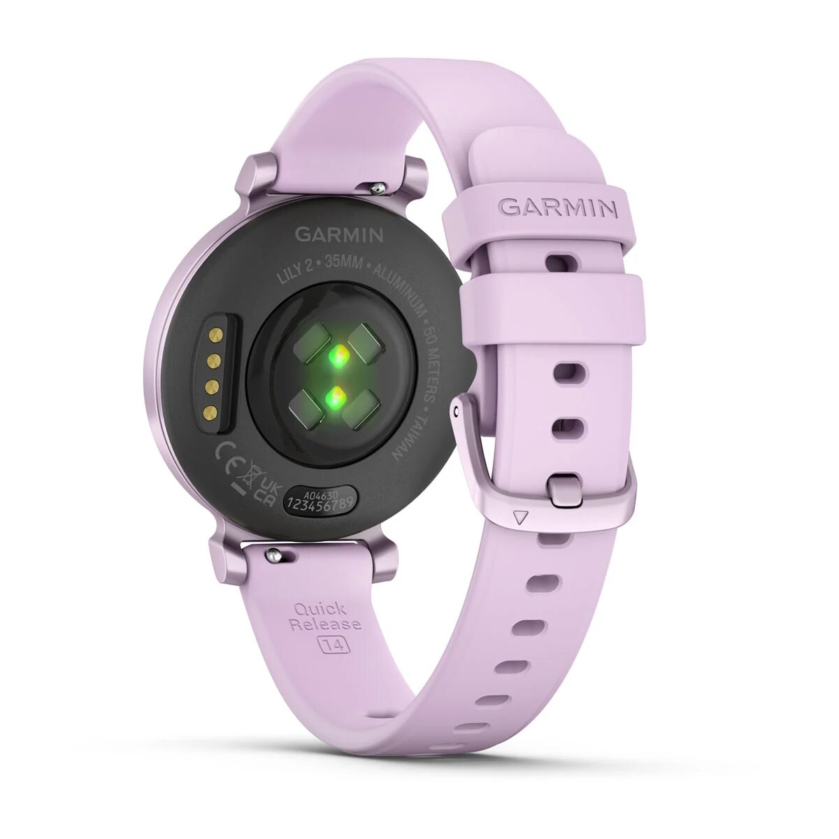 Garmin Lily® 2 Flieder Aluminium Silikon-Armband 14 mm