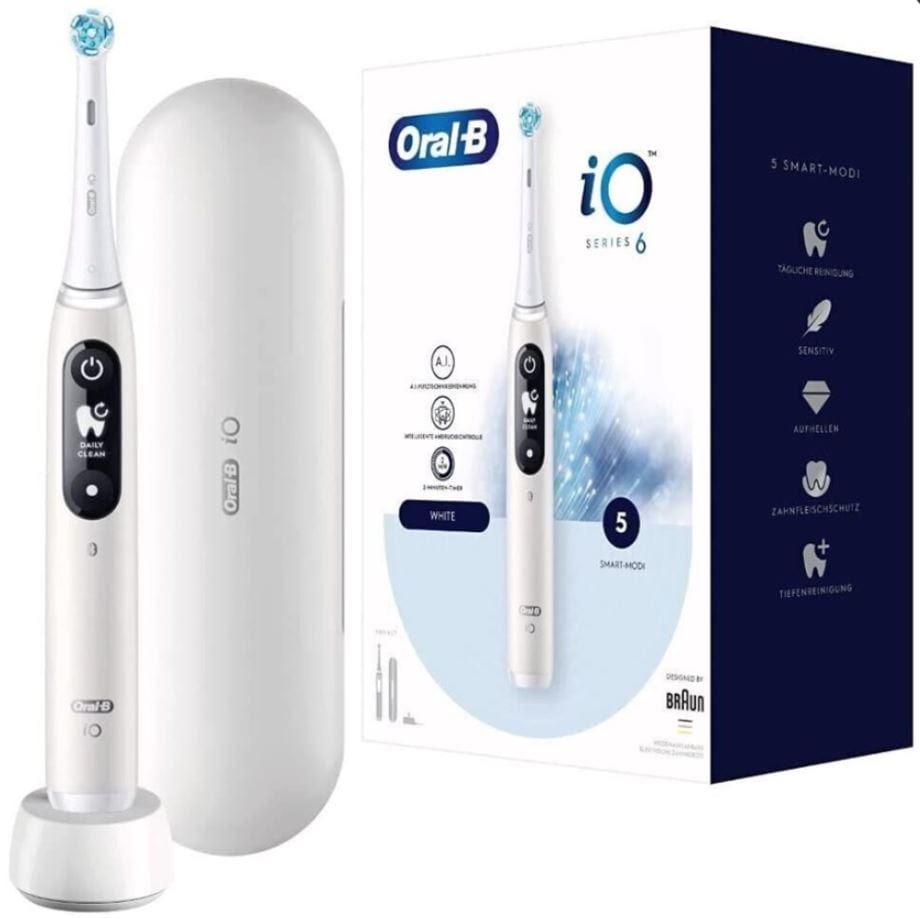 Oral-B iO Series 6N Elektrische Zahnbürste weiß