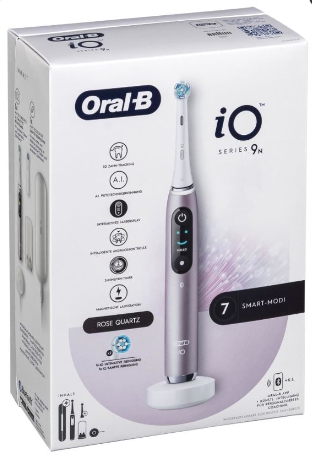 Oral-B iO Series 9N Elektrische Zahnbürste rose quarz