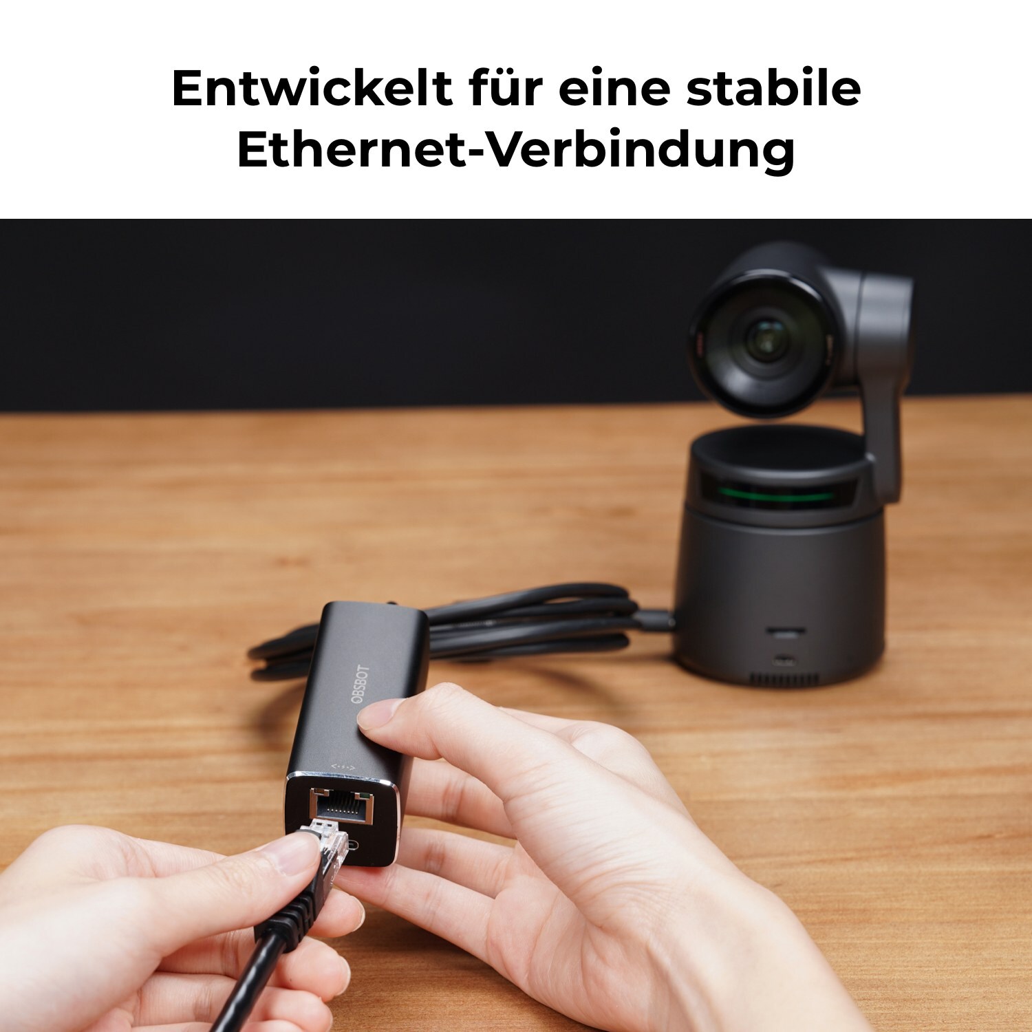 OBSBOT Trail Air - USB-C zu Ethernet-Adapter