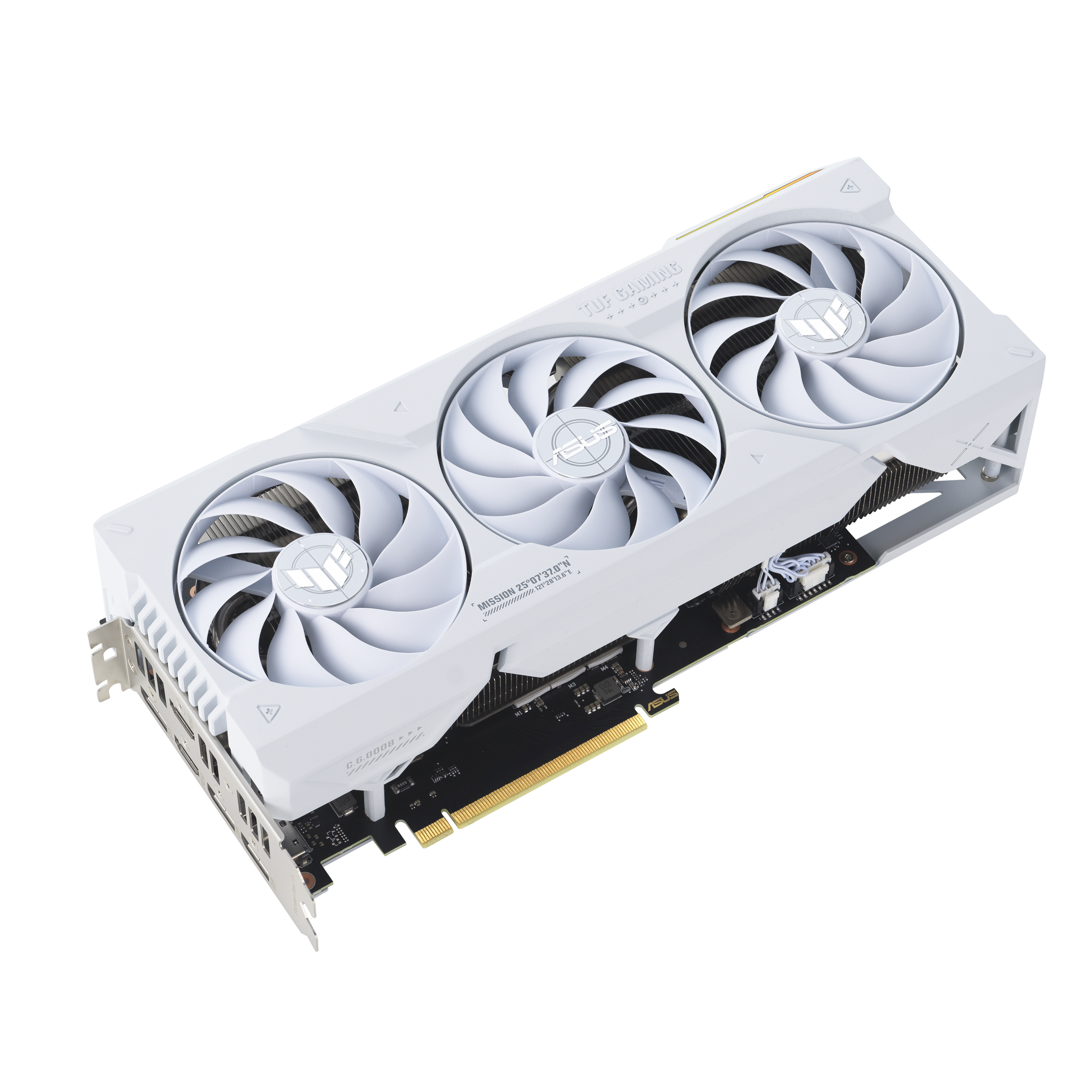 ASUS TUF GeForce RTX 4070Ti Super GAMING OC 16GB Grafikkarte White