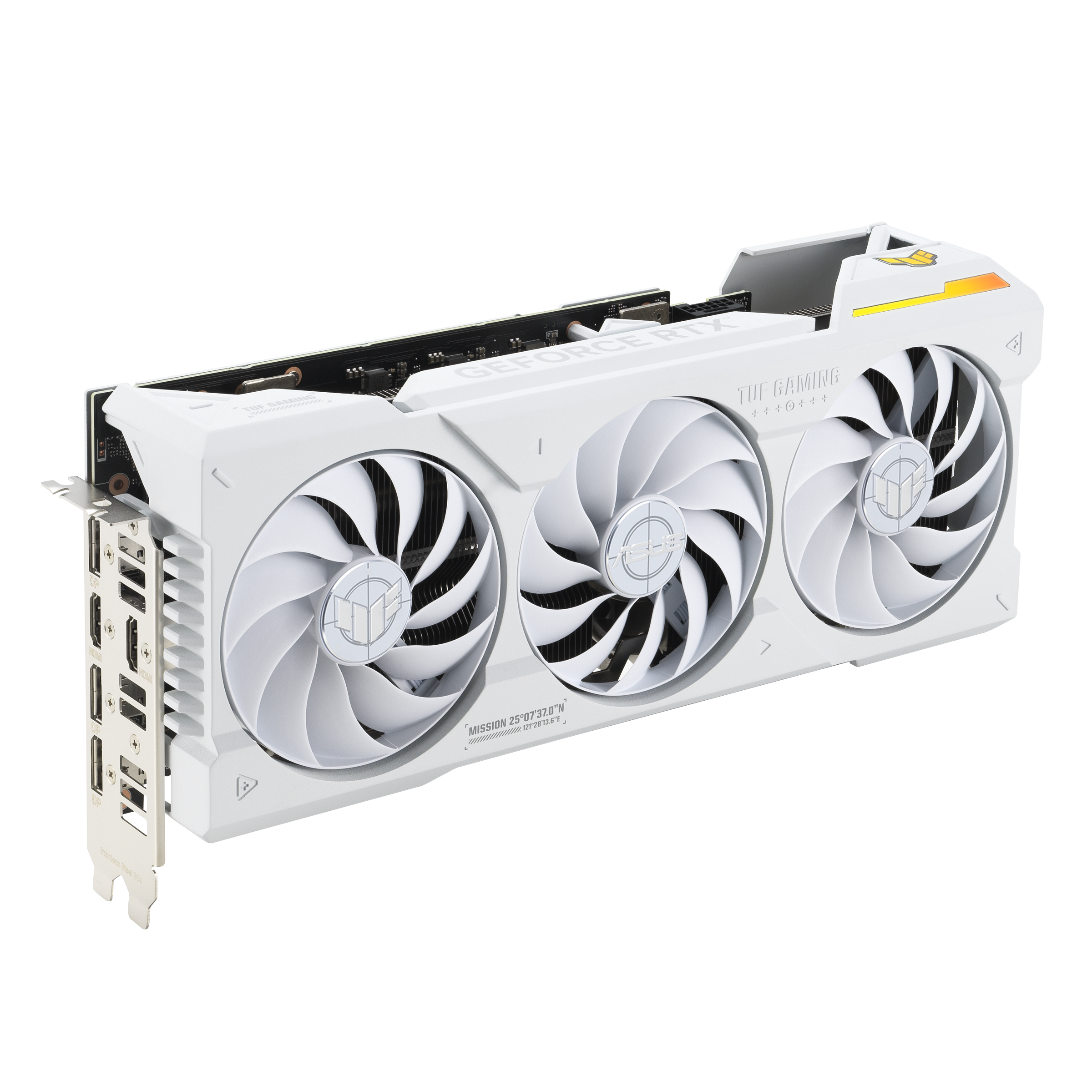 ASUS TUF GeForce RTX 4070Ti Super GAMING OC 16GB Grafikkarte White