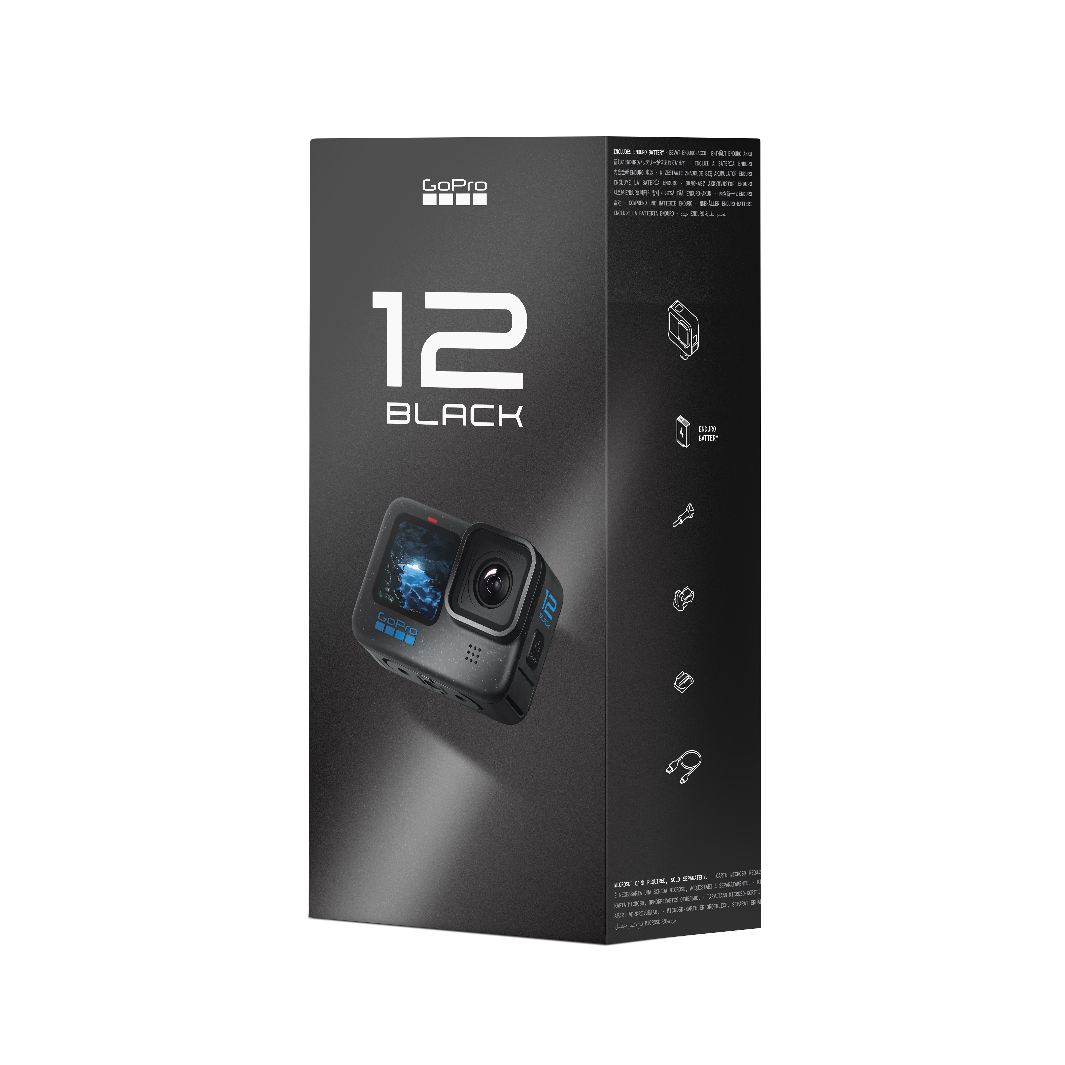 GoPro Hero 12 Black 5,3K60/4K120-Action Cam, Wasserdicht