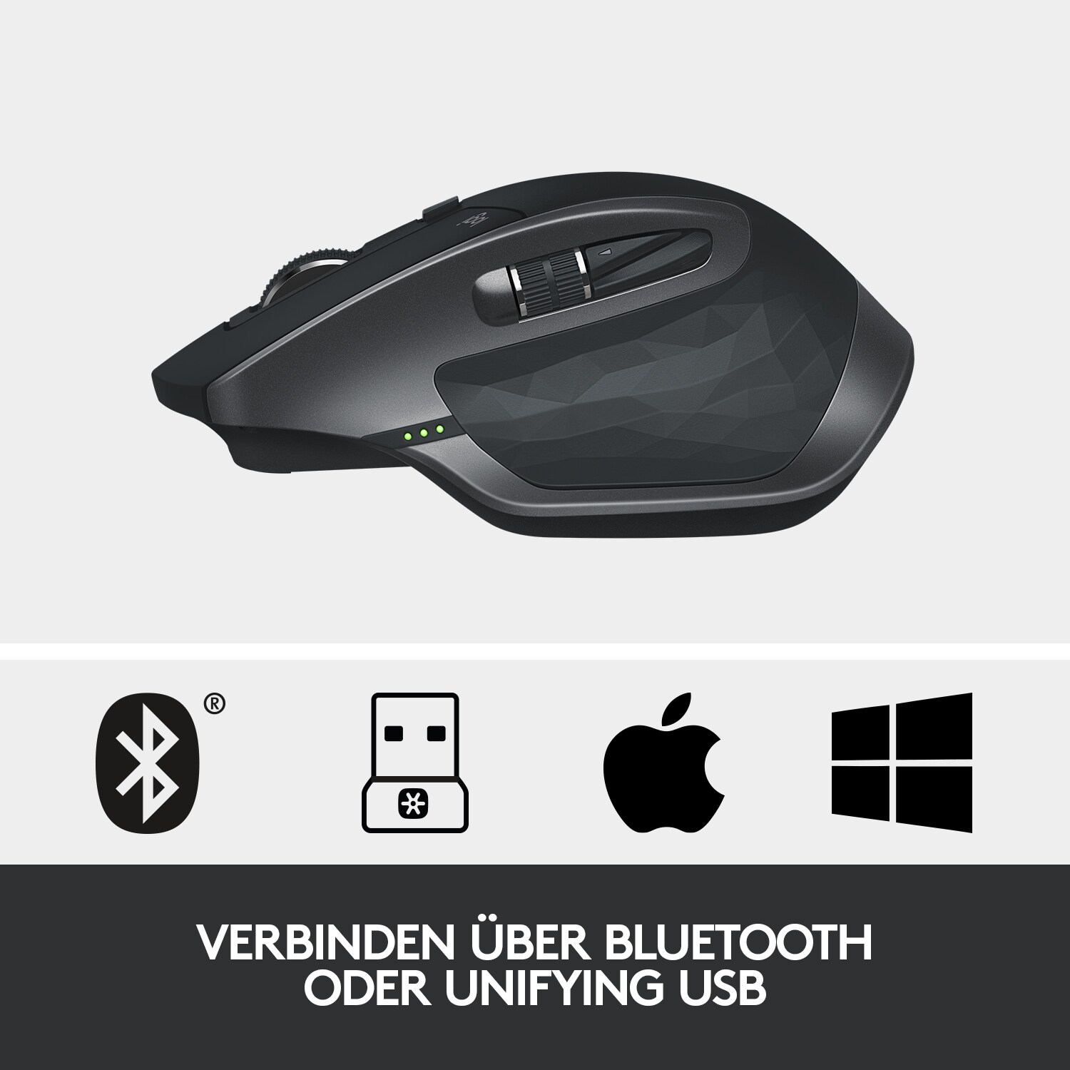 Logitech MX Master 2S Kabellose Maus graphit