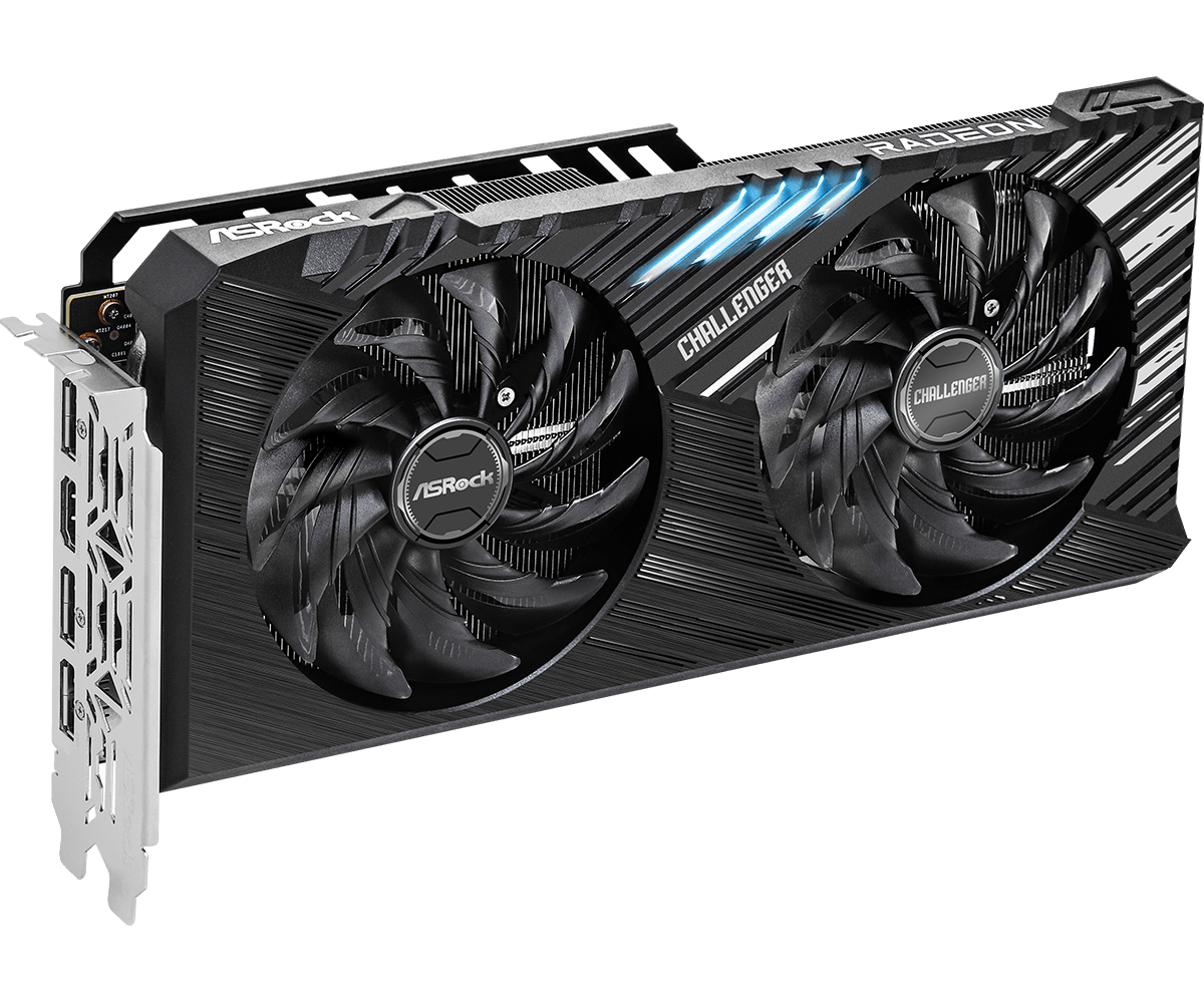 ASROCK Radeon RX 7600 XT Challenger 16GB OC Grafikkarte