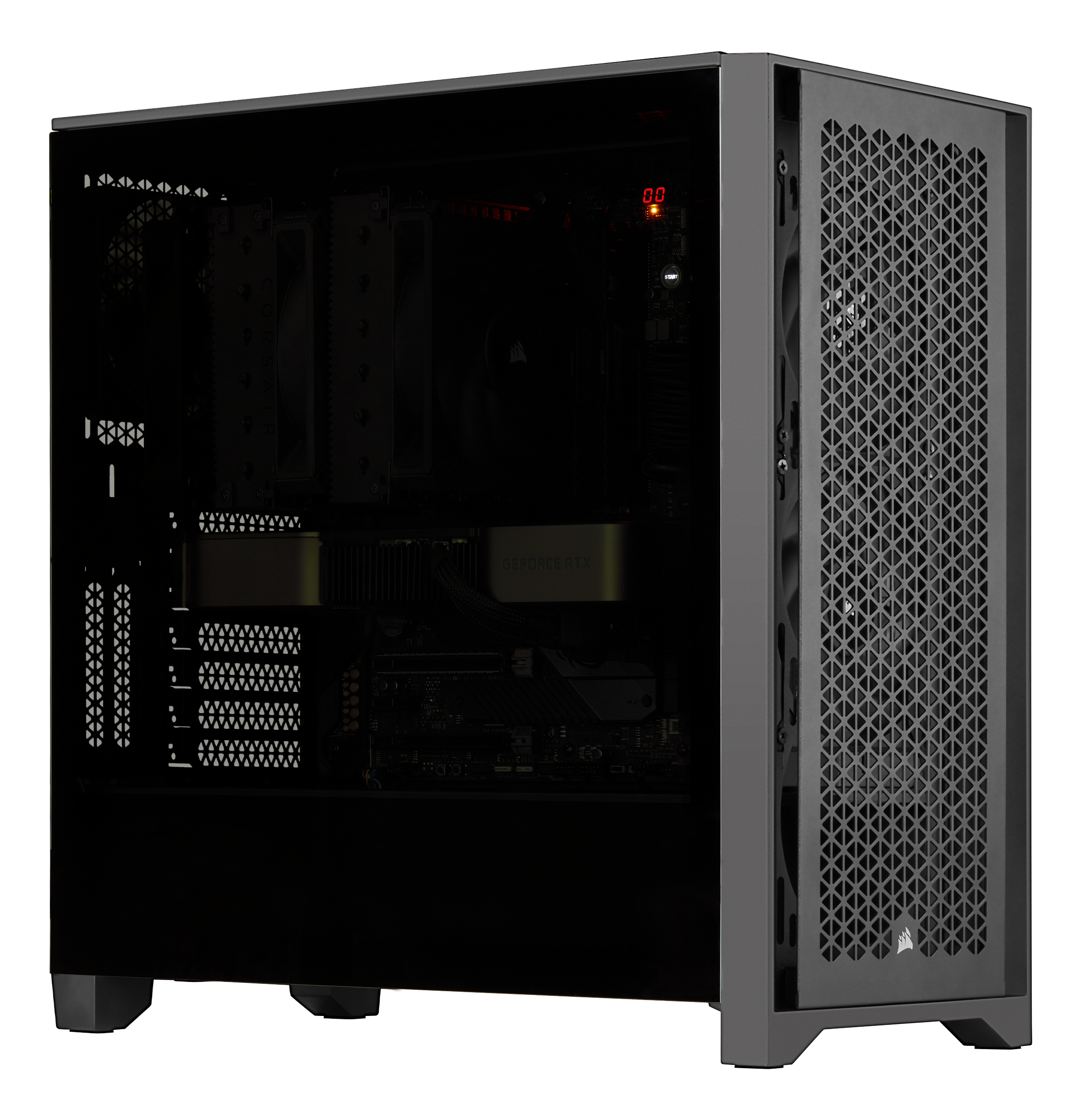 Corsair A115 Twin Tower Luftkühler für Intel und AMD CPU, 2x 140mm Elite Lüfter