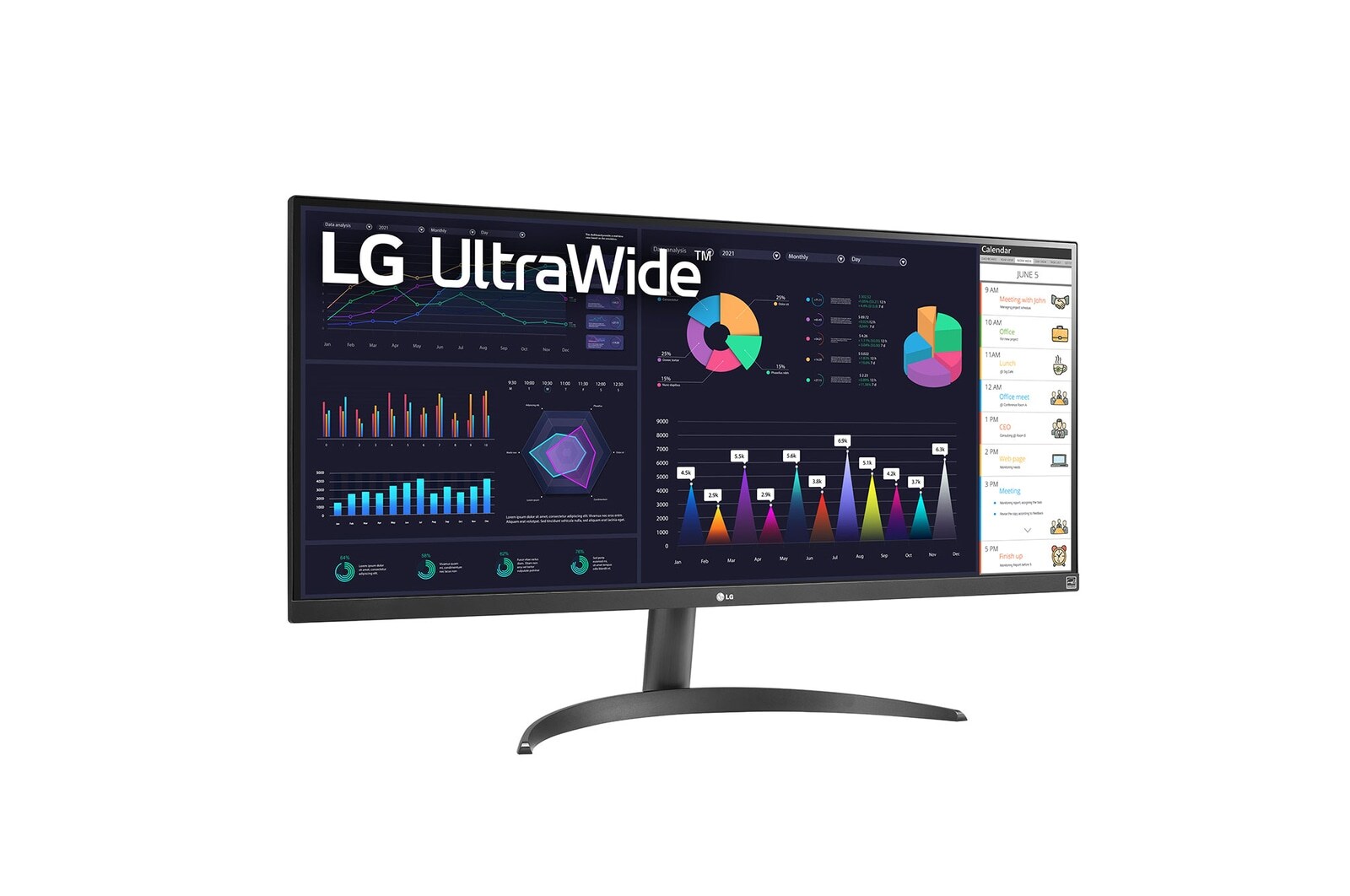 LG 34WQ500-B 86,7cm (34") 21:9 UltraWide IPS FHD Monitor HDMI/DP/USB-C