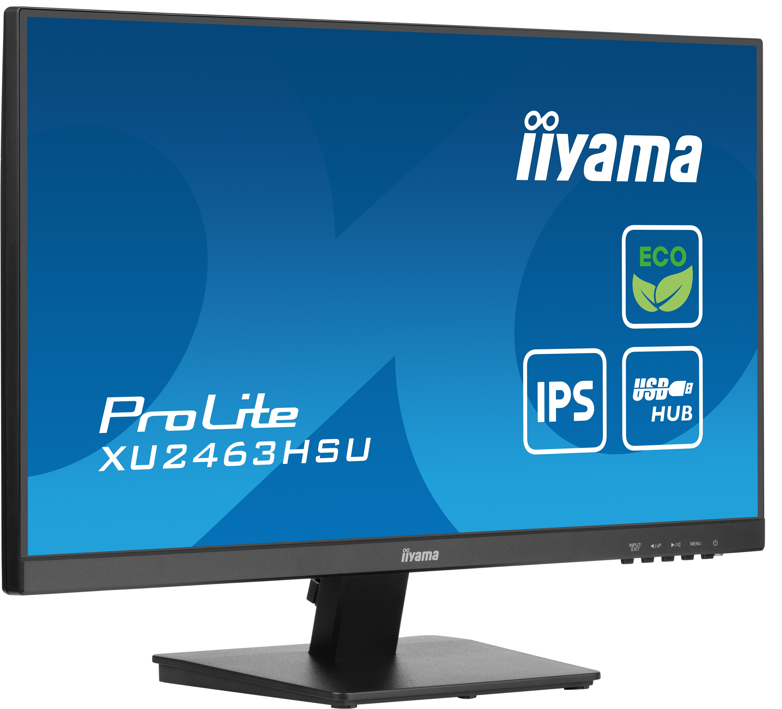 iiyama ProLite XU2463HSU-B1 60,5cm (23,8") FHD IPS Monitor HDMI/DP/USB 100Hz