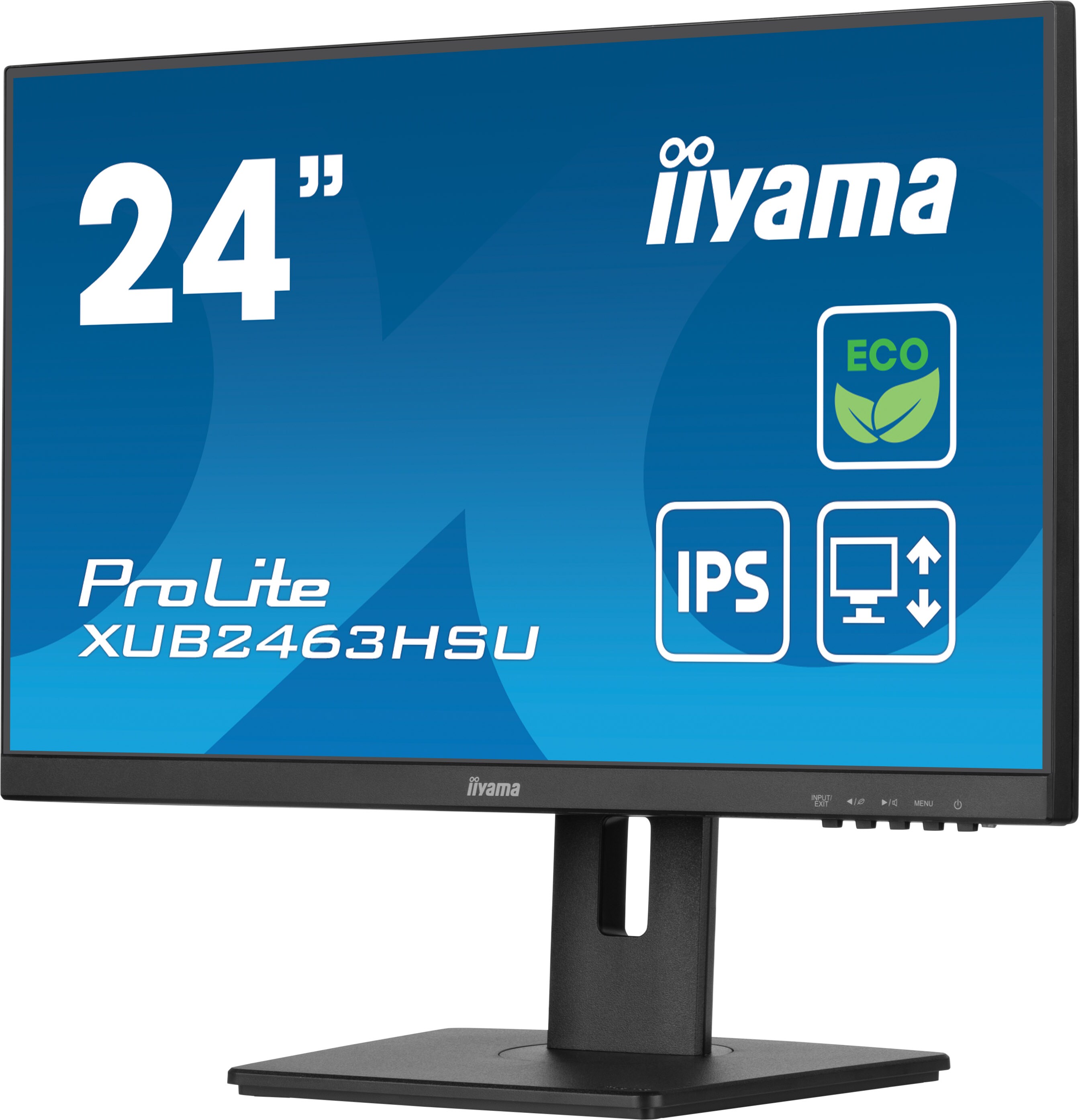 iiyama ProLite XUB2463HSU-B1 60,5cm (23,8") FHD IPS Monitor HDMI/DP/USB 100Hz