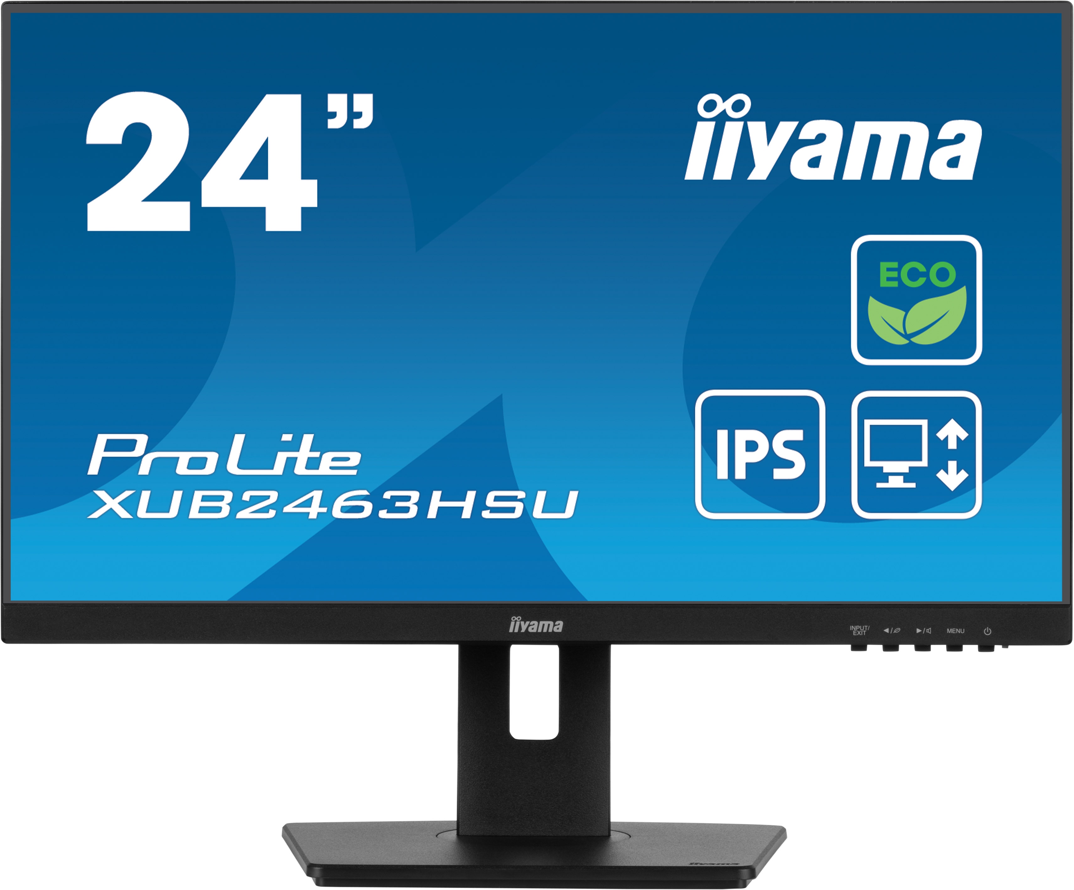 iiyama ProLite XUB2463HSU-B1 60,5cm (23,8") FHD IPS Monitor HDMI/DP/USB 100Hz