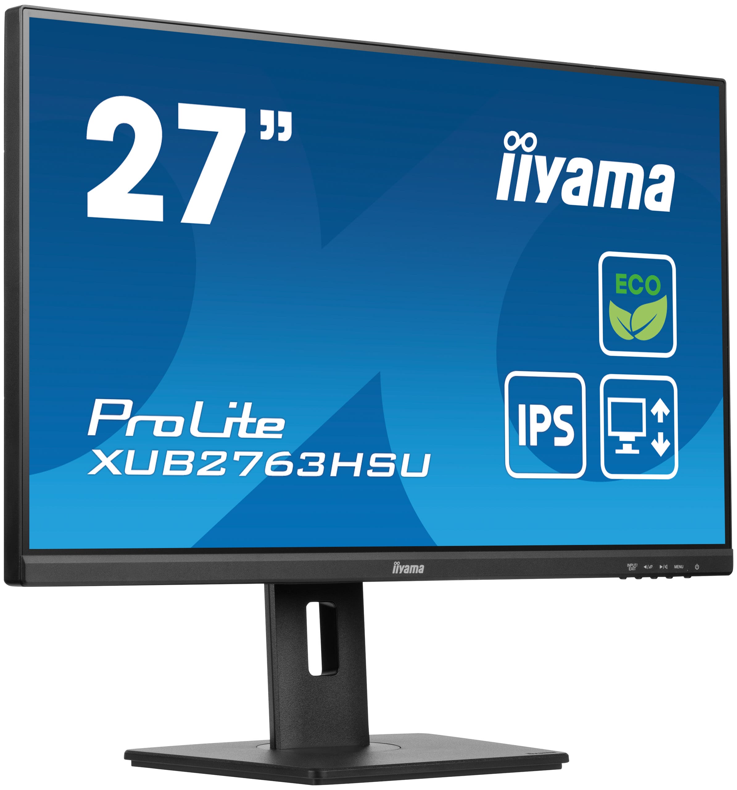 iiyama ProLite XUB2763HSU-B1 68,6cm (27") FHD IPS Monitor HDMI/DP/USB 100Hz