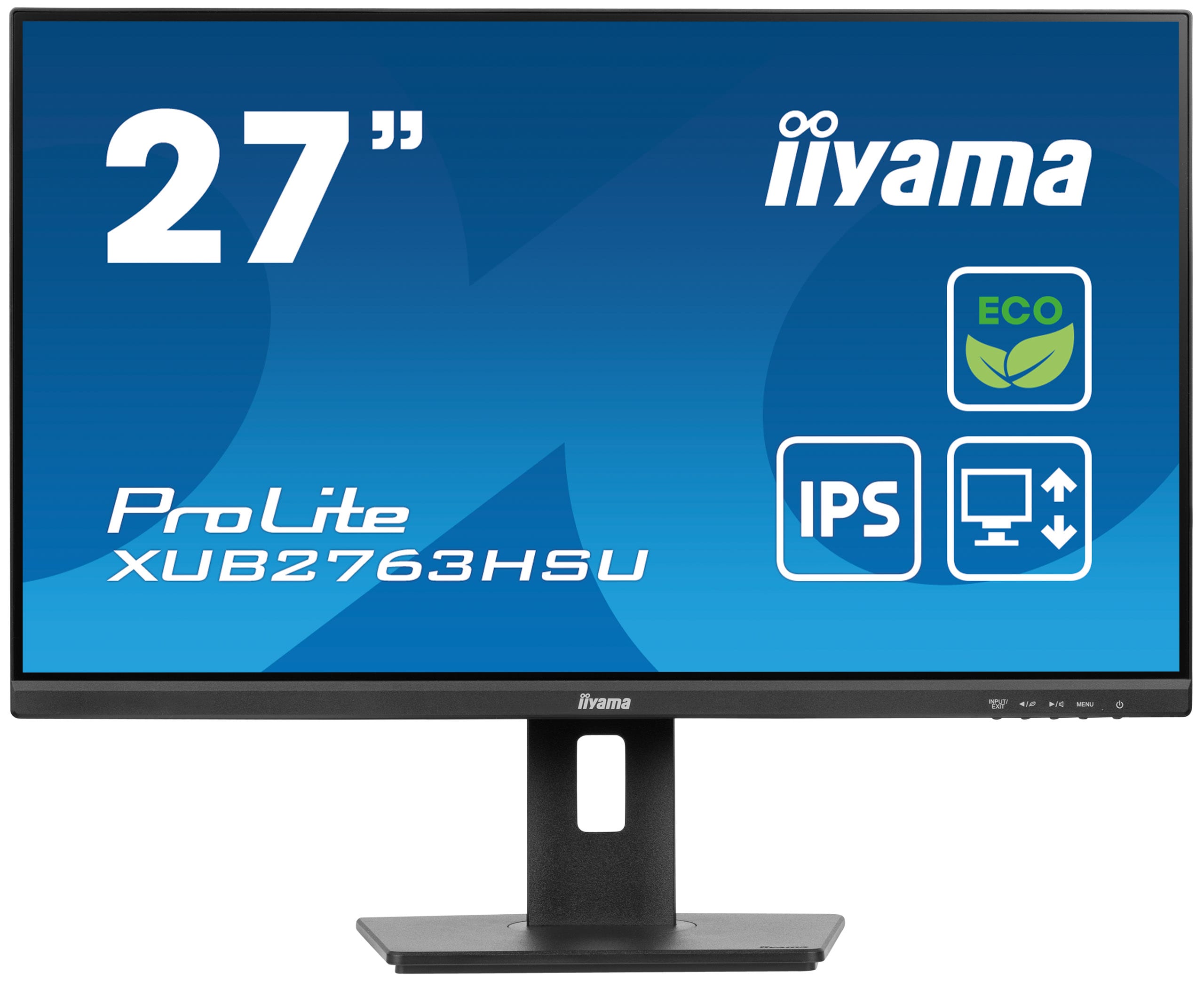 iiyama ProLite XUB2763HSU-B1 68,6cm (27") FHD IPS Monitor HDMI/DP/USB 100Hz